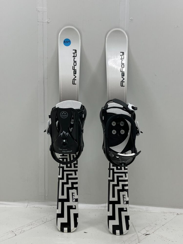 NEW! 100cm Five Forty Panzer Ski Blades w/ NEW Altitude Snowboard