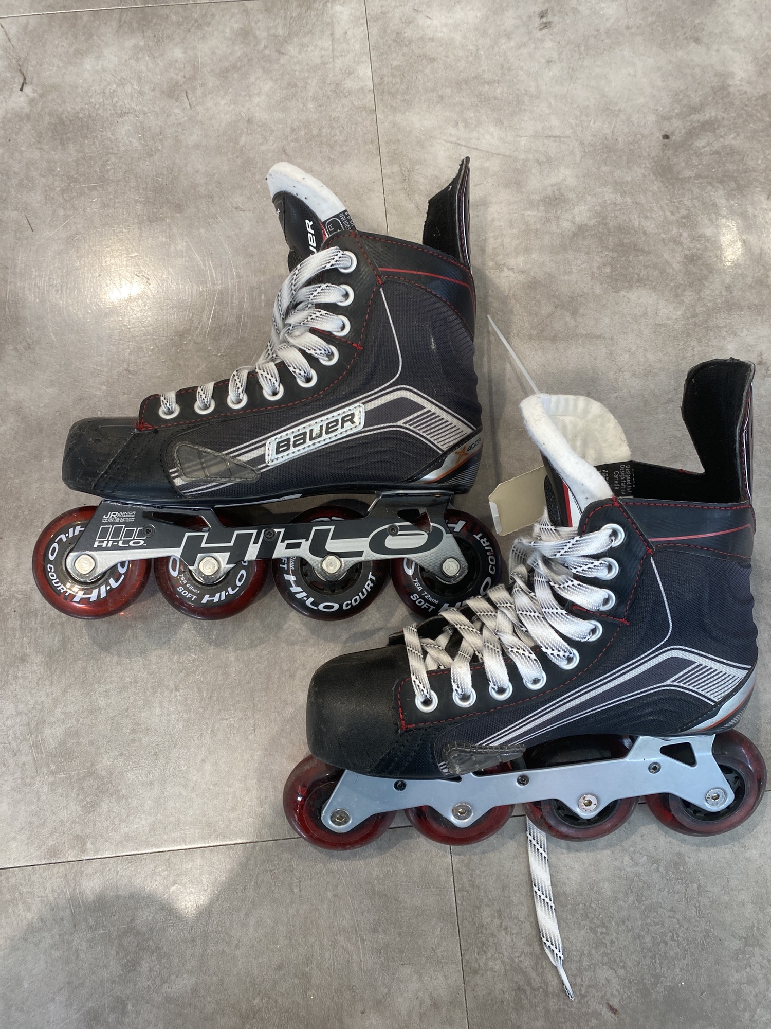 Used Bauer Inline Skates D&R (Regular) 4.0 SidelineSwap