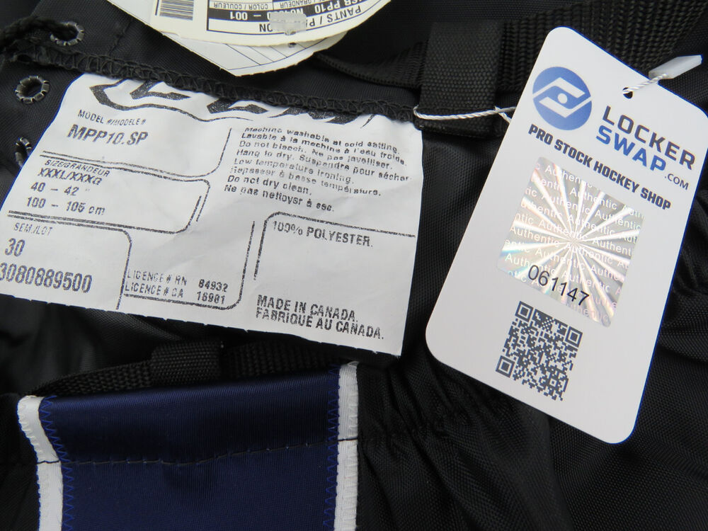 CCM Tampa Bay Lightning 3rd NHL Pro Stock Hockey Player Pant Shell 3XL