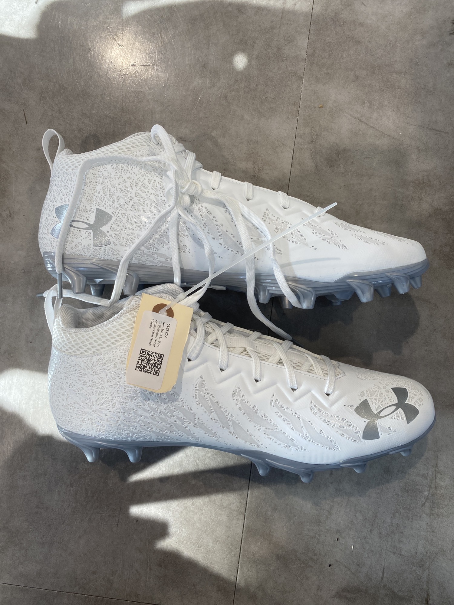 New Men's 12.0 (W 13.0) Molded Under Armour Cleat Height Cleats