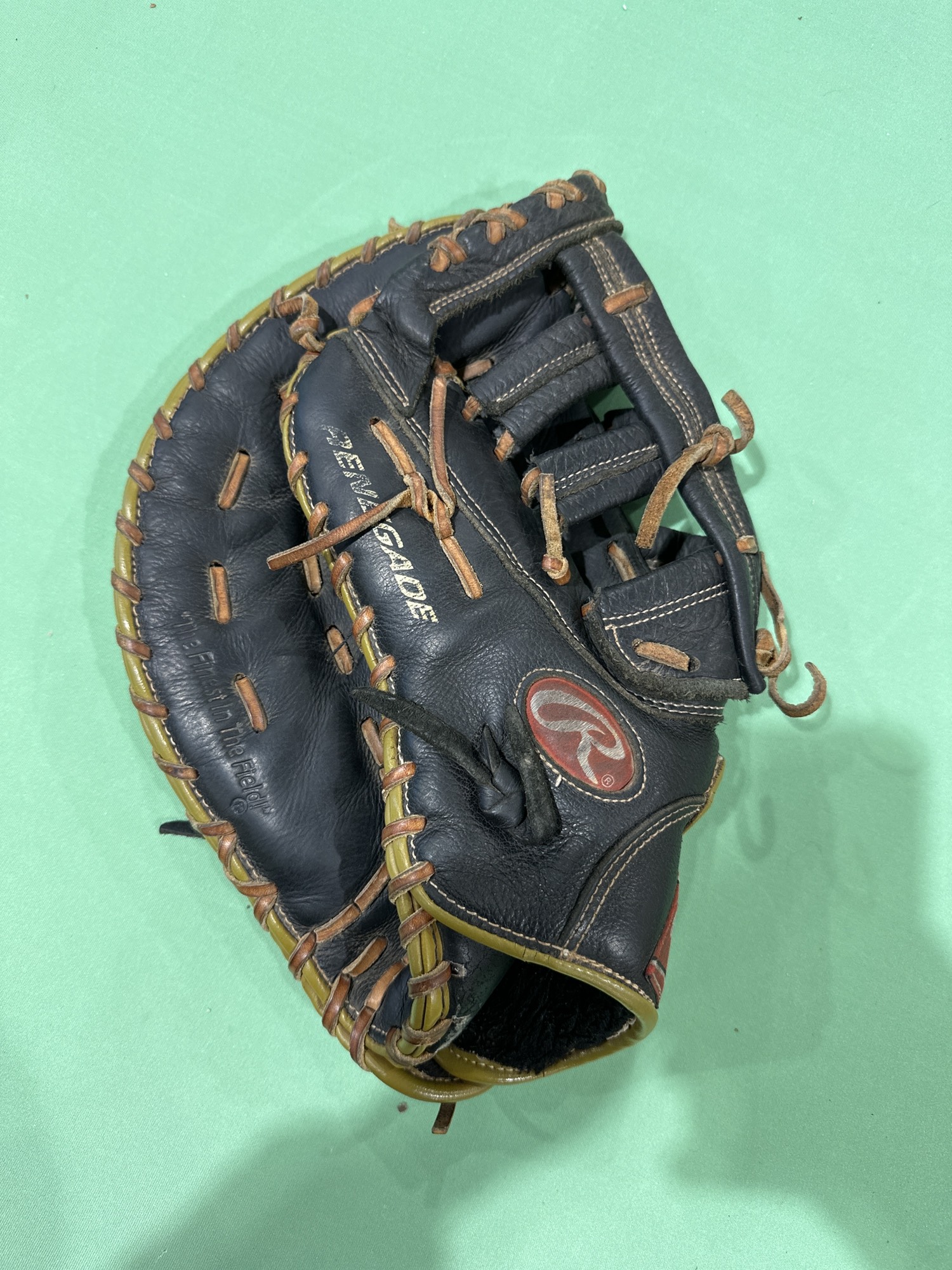 Used Rawlings Renegade Left Hand Throw First Base Baseball Glove