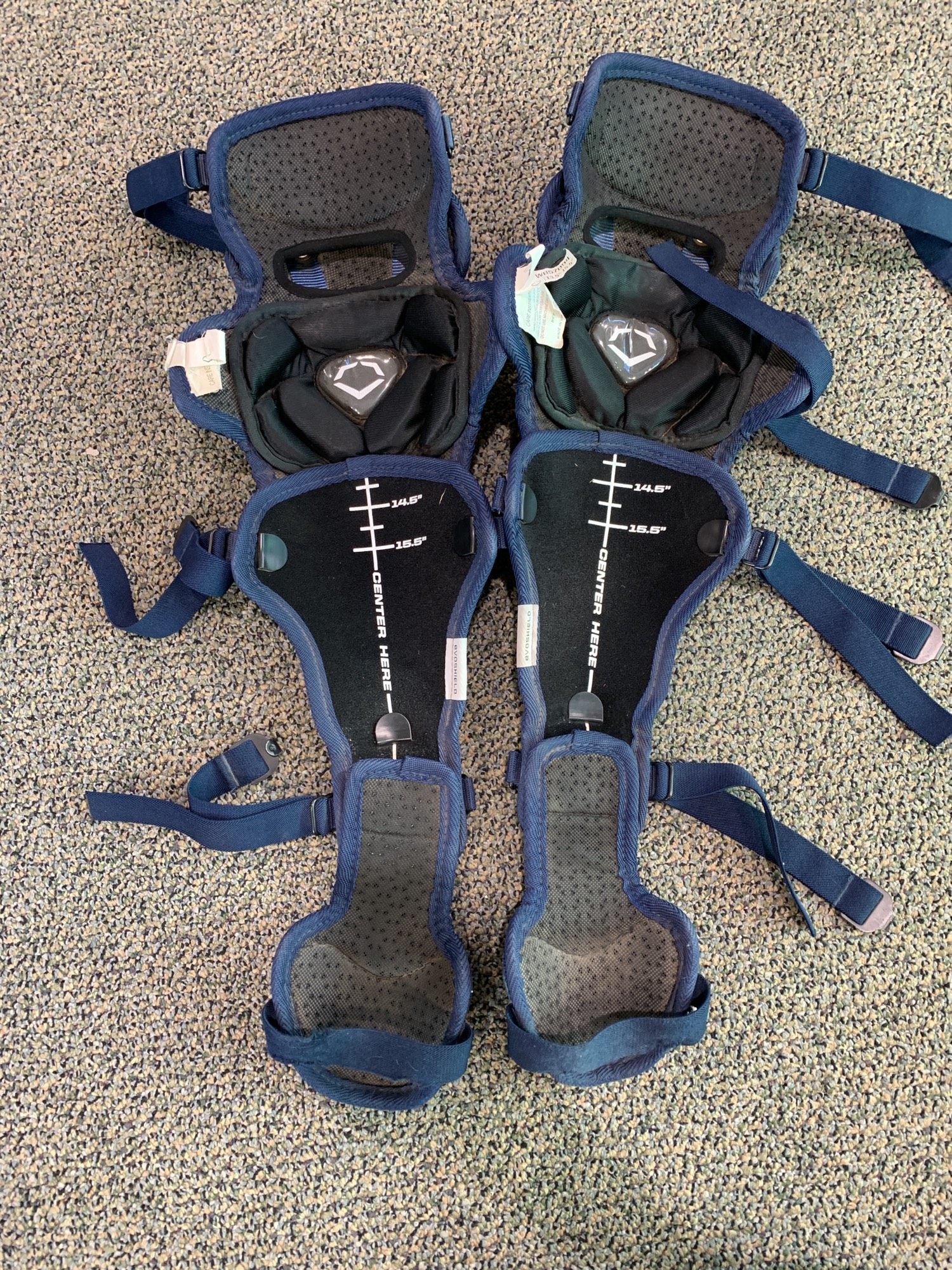 Used EvoShield ProSRZ Catcher's Leg Guard SidelineSwap