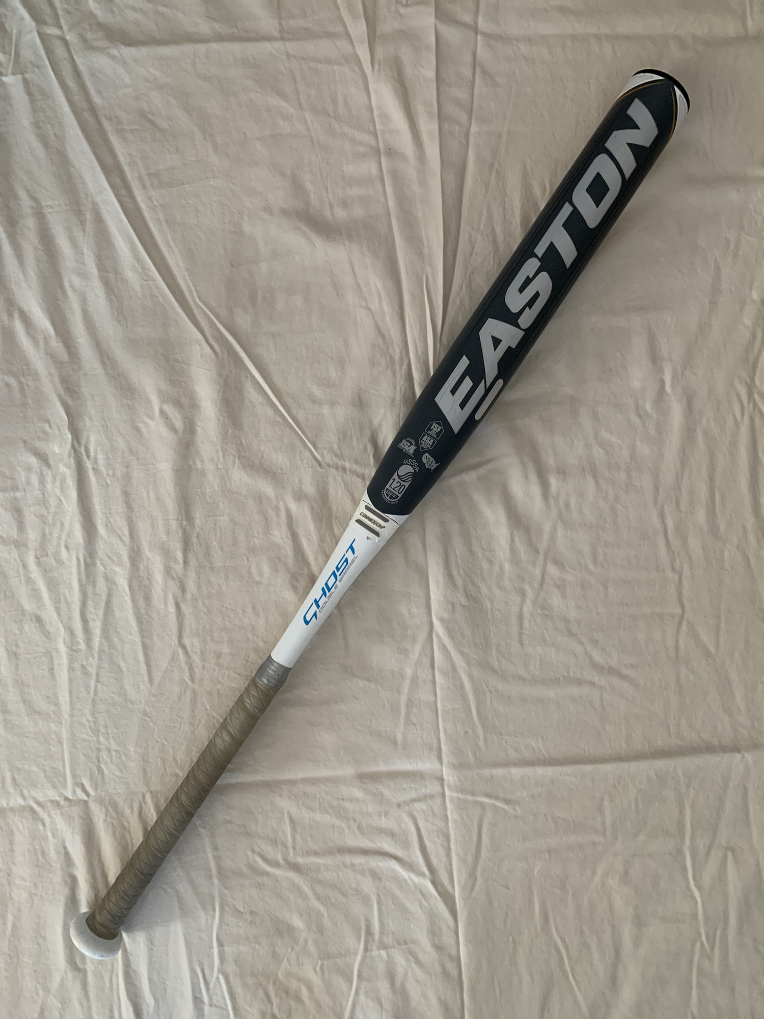 Used Easton Ghost Double Barrel (33") Composite Softball Bat 23OZ (10) SidelineSwap