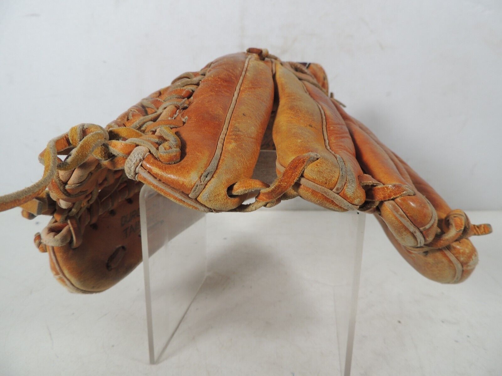 Pro Sports 3000 Vintage Baseball Brown Leather Glove Professional Model