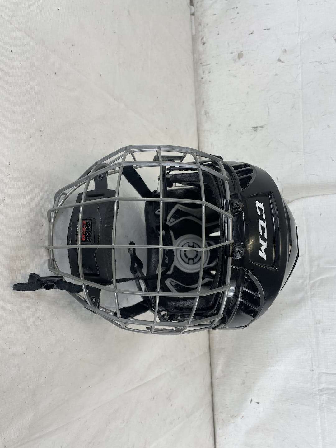 Used Ccm Fl60 Md Hockey Helmet W Cage Hecc Certified Through May 2023
