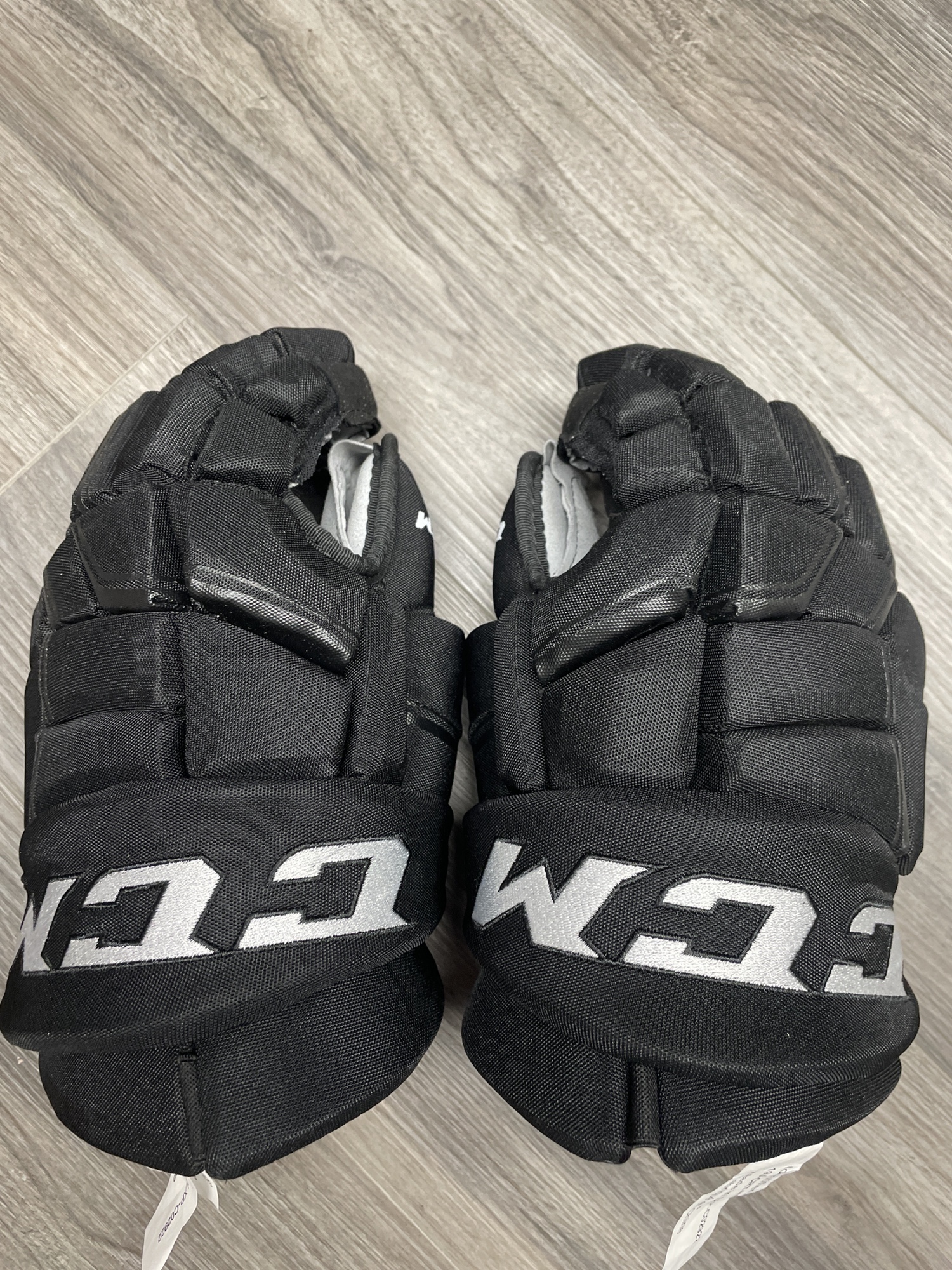 13” Black CCM Pro Stock Gloves SidelineSwap