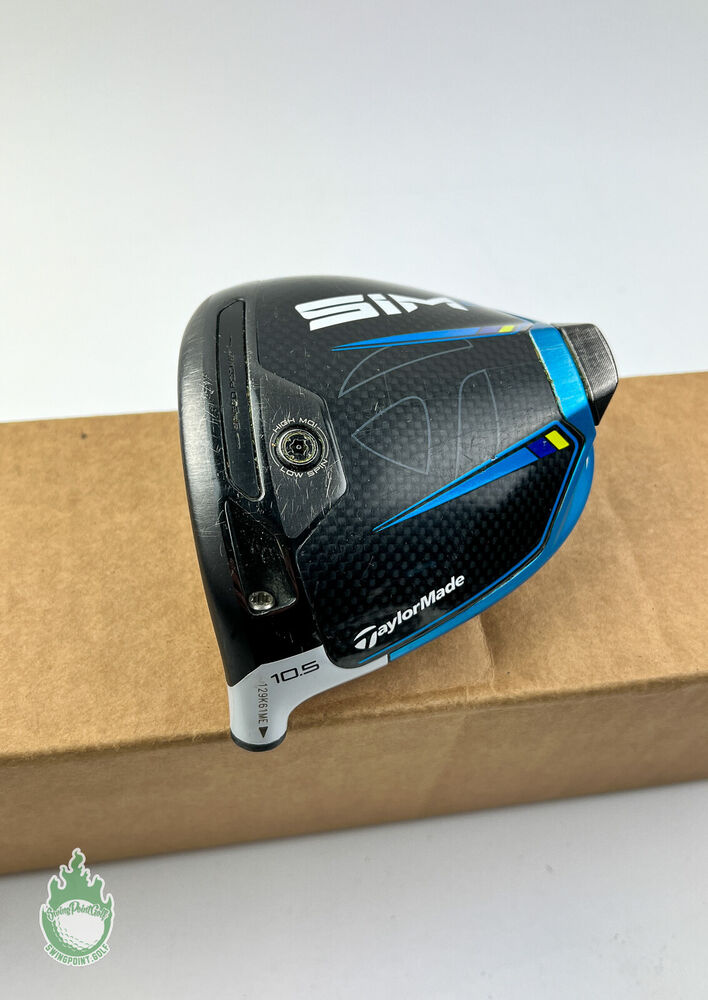 Used LEFT Handed 2021 TaylorMade SIM 2 Driver 10.5* HEAD ONLY Golf Club