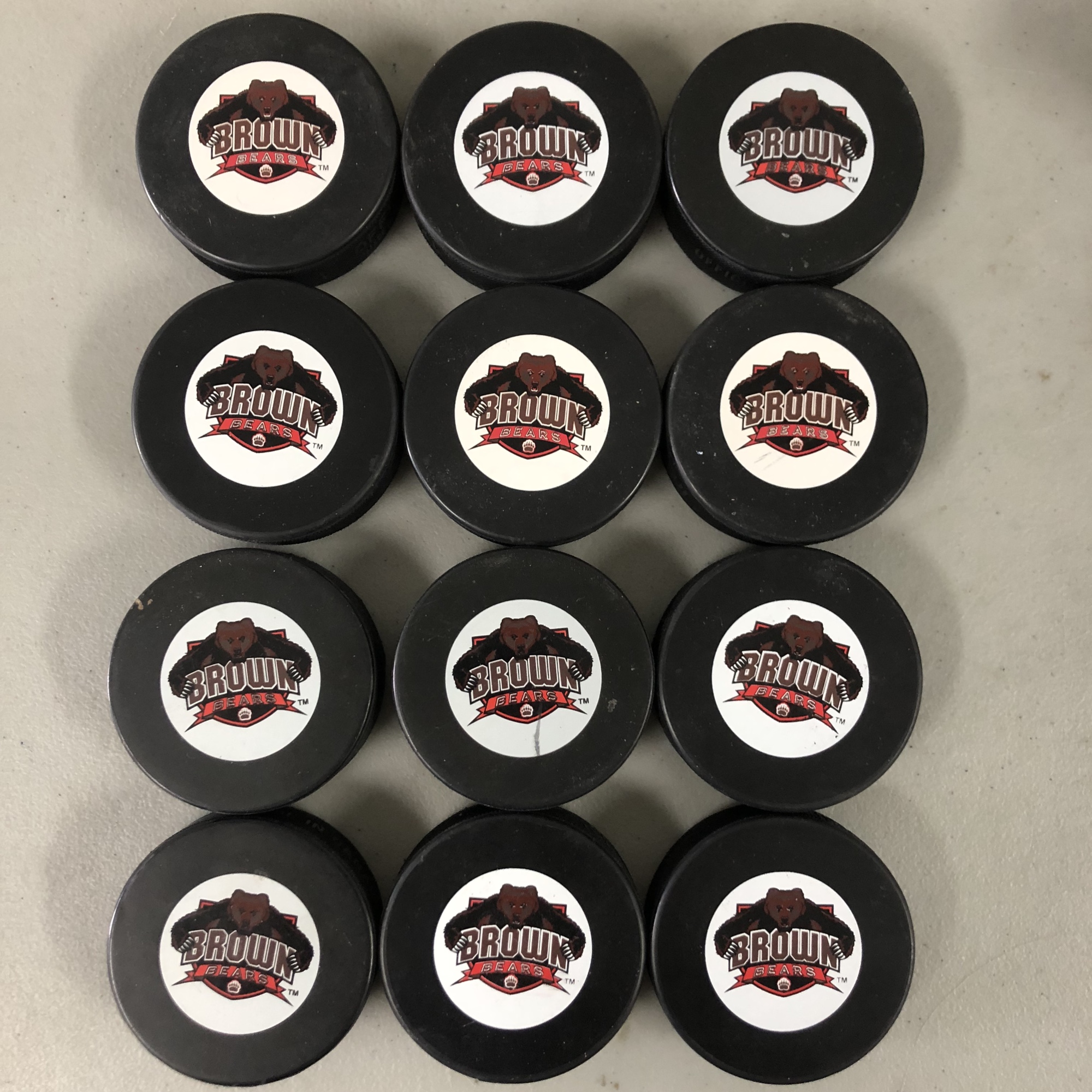 Brown University Bears official game puck SidelineSwap