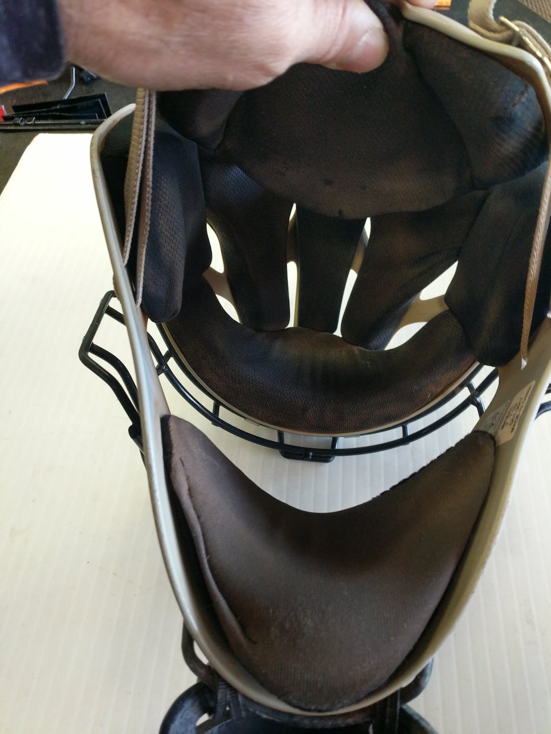 Used Boombah Catchers Mask W Throat Guard771 2 One Size Catcher's