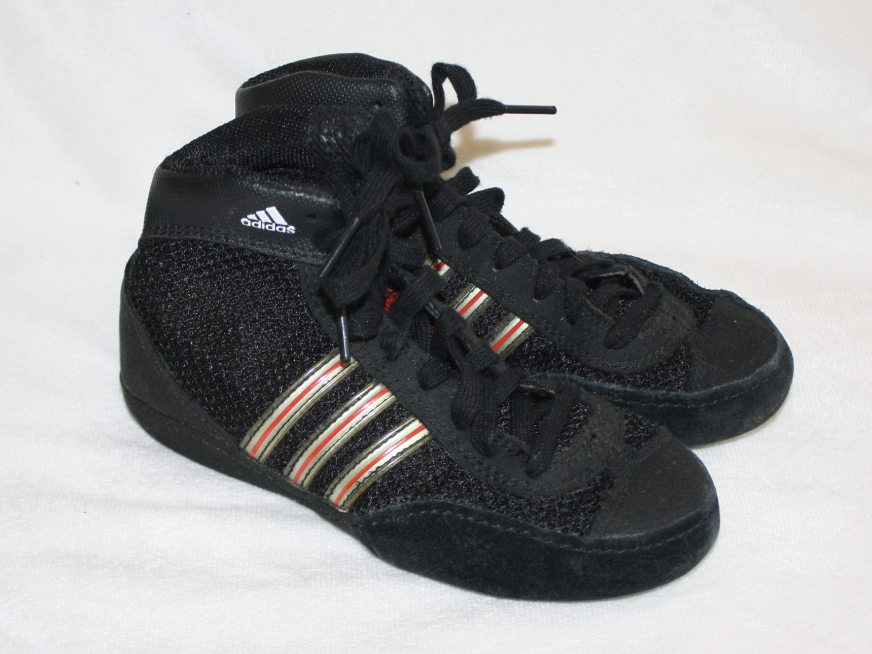 Used Adidas Youth Wrestling shoes. Size 12K SidelineSwap