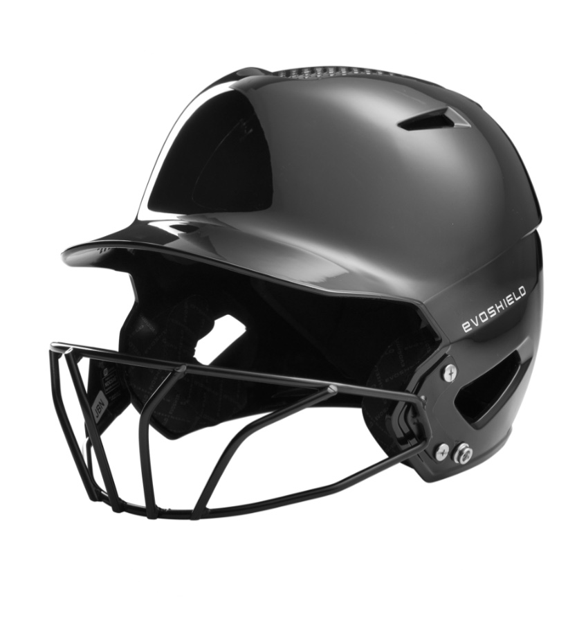 XVT™ Batting Helmet with Softball Facemask High Gloss Finish SidelineSwap