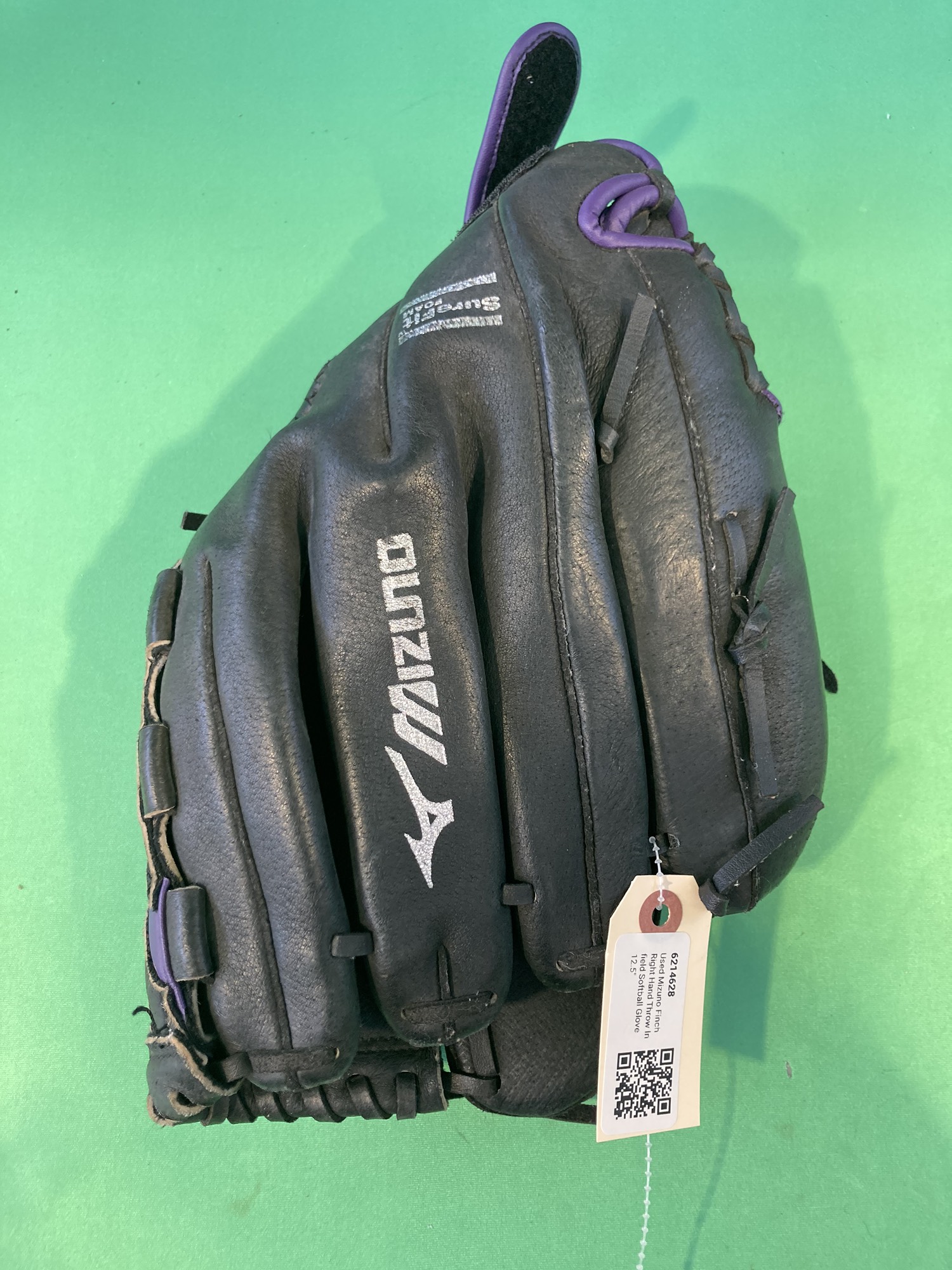 Used Mizuno Finch Right Hand Throw Infield Softball Glove 12.5