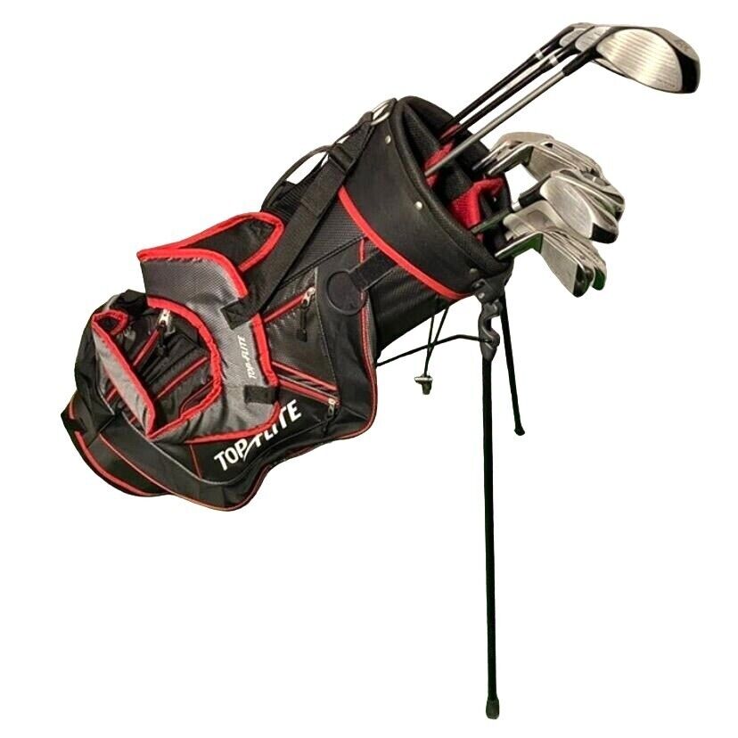 Top Flite Golf Club Set With Added Clubs 13 Clubs With Stand Bag SidelineSwap