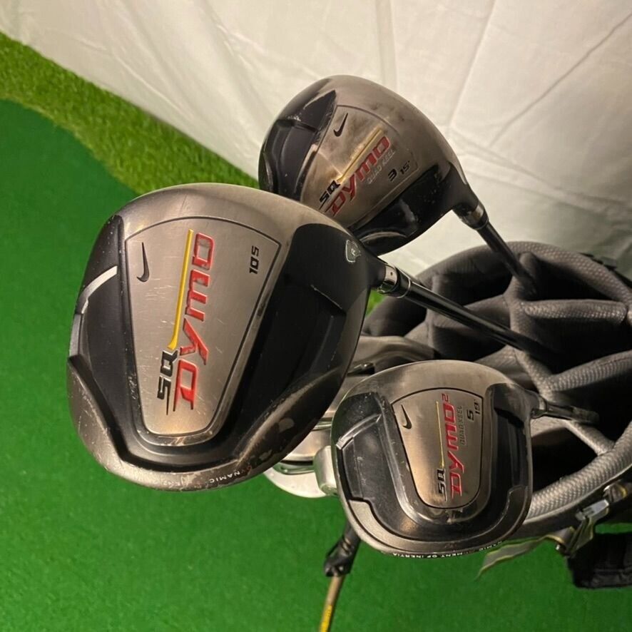 Nike SQ and Slingshot Golf Club Complete Set With Nike SQ Stand Bag