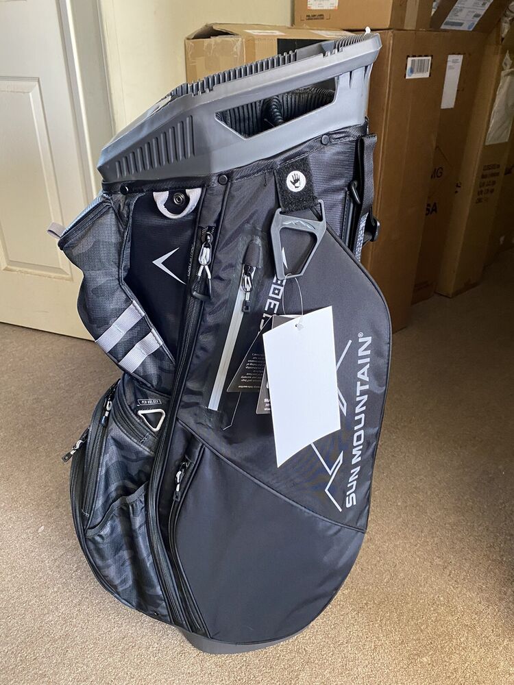 New 2023 Sun Mountain C 130 Black Cart Bag SidelineSwap