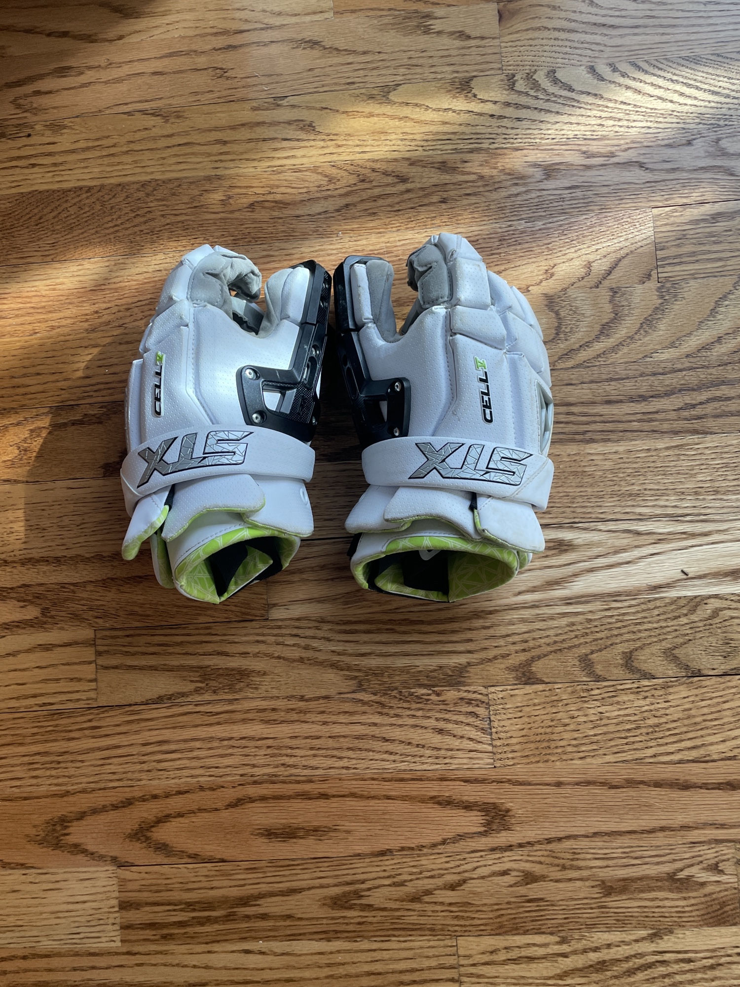 Used Goalie STX Extra Large Cell V Lacrosse Gloves SidelineSwap