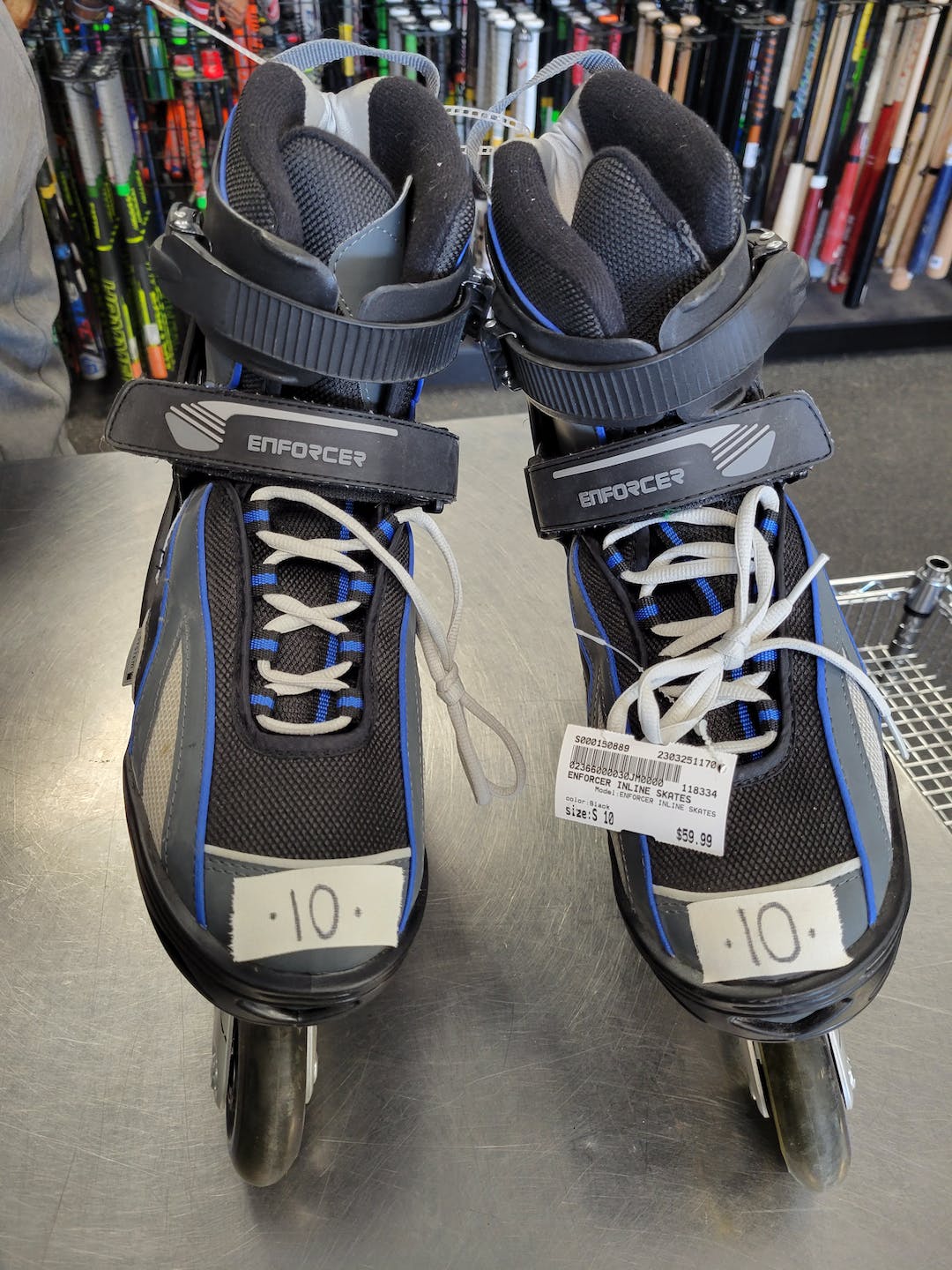 Used Enforcer Inline Skates Senior 10 Inline Skates Rec And Fitness SidelineSwap