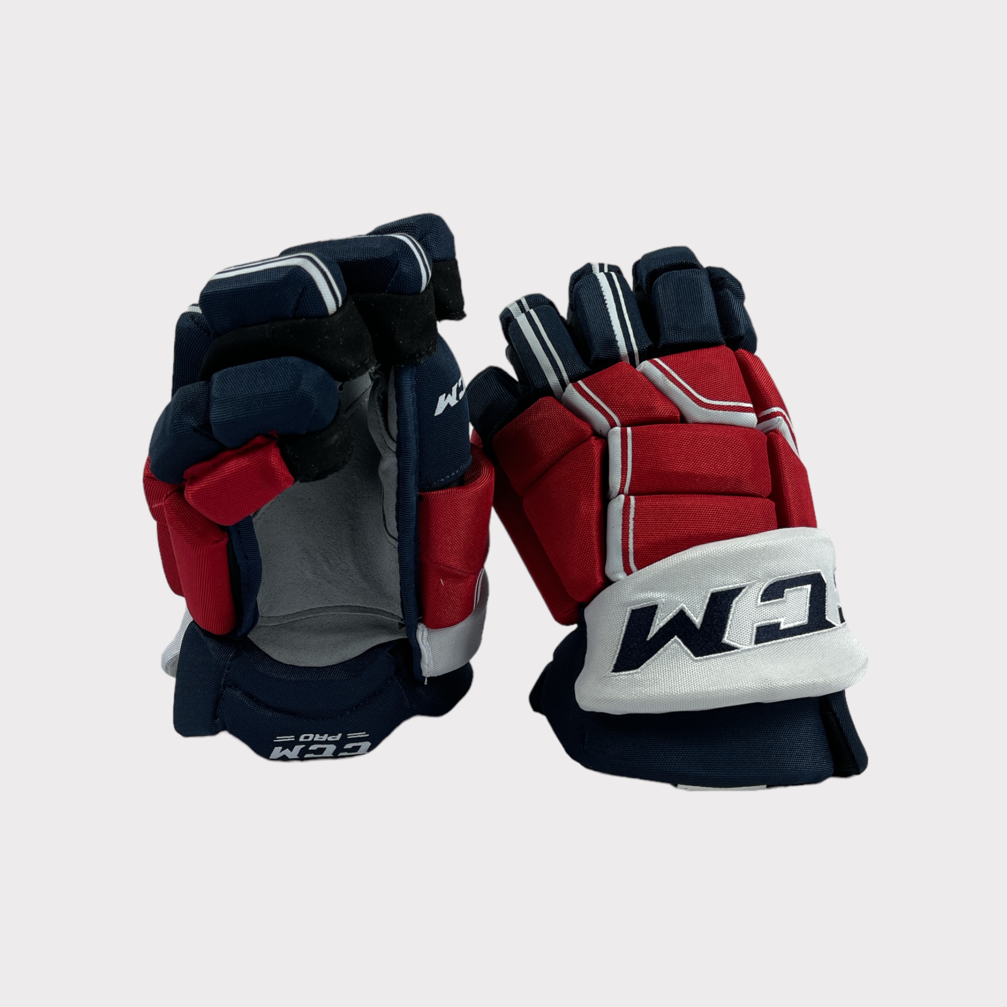 Pro Stock CCM HGQLXP Quicklite 13” Hockey Gloves Rochester Americans