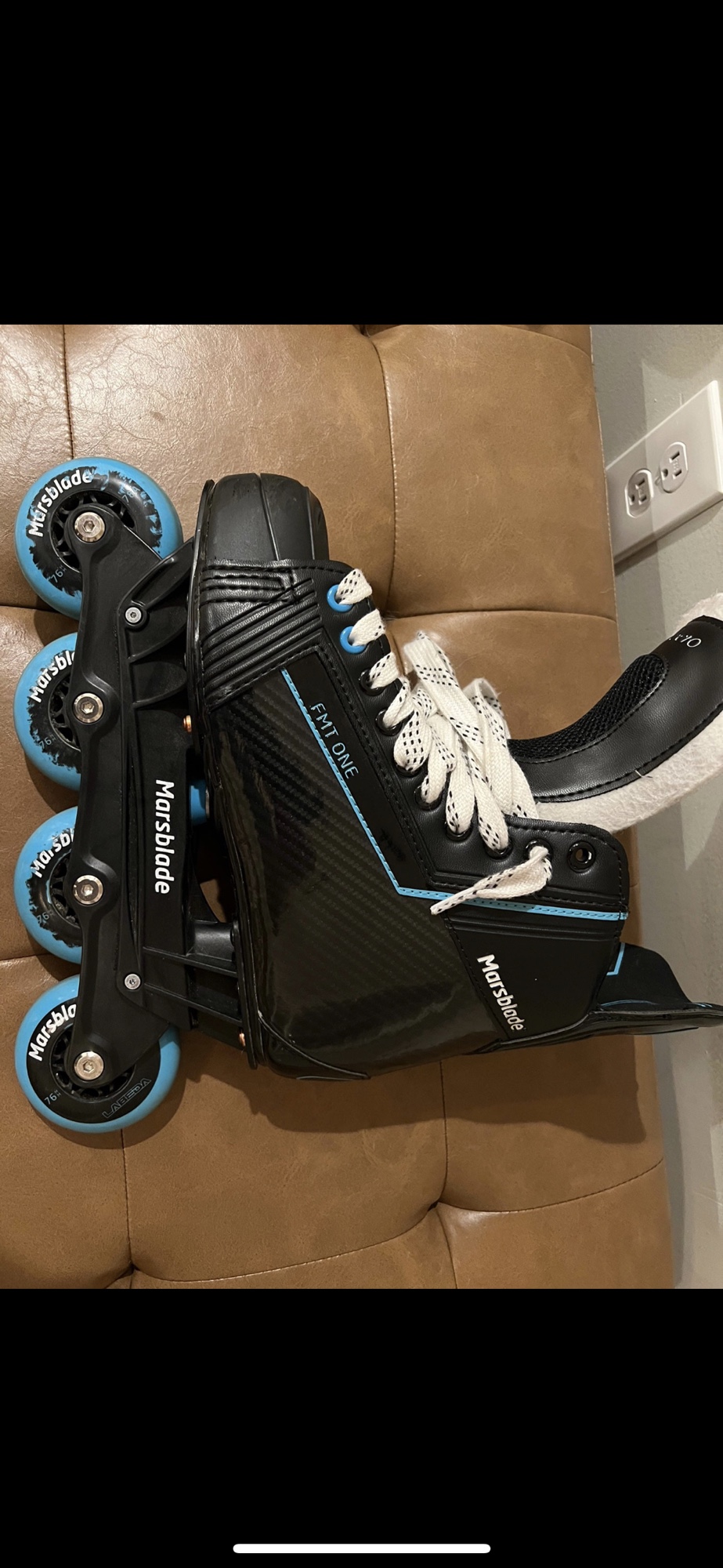 Used Verbero Regular Width Size 8.5 Marsblade FMT ONE Hockey Skates SidelineSwap
