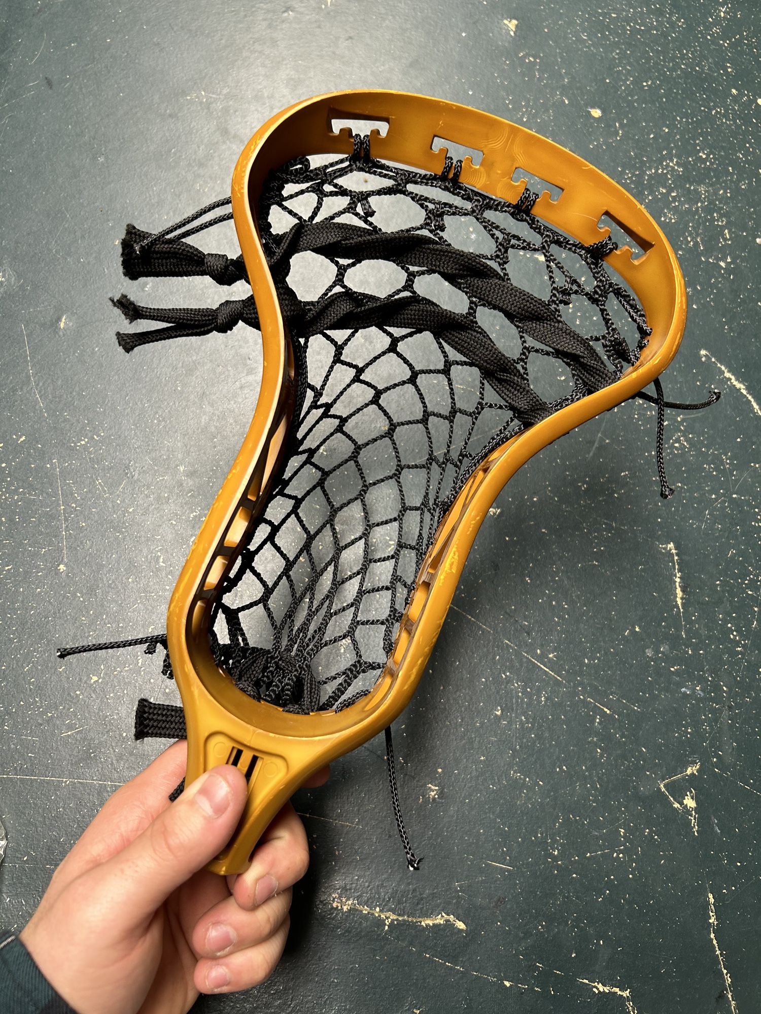 New TLax “Nation” Head Strung Carmel Dye SidelineSwap