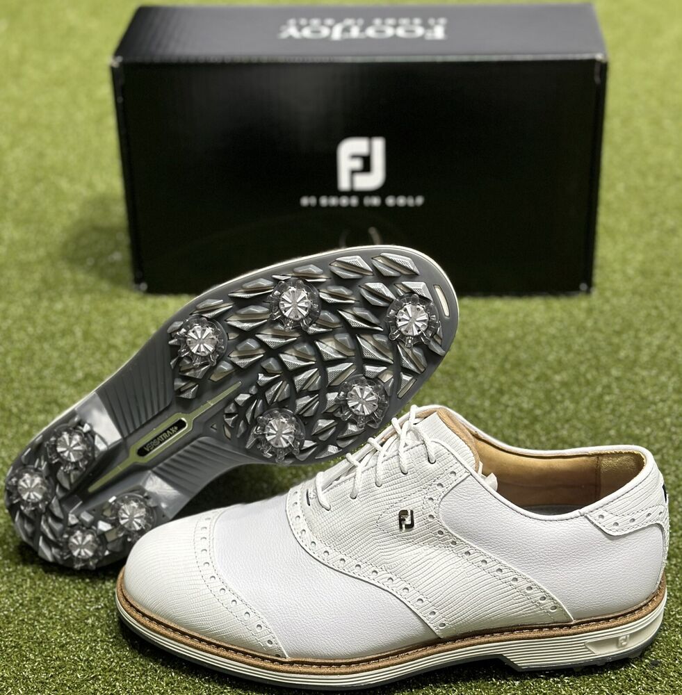 FootJoy 2023 DryJoys Premiere Wilcox Golf Shoes 54322 White