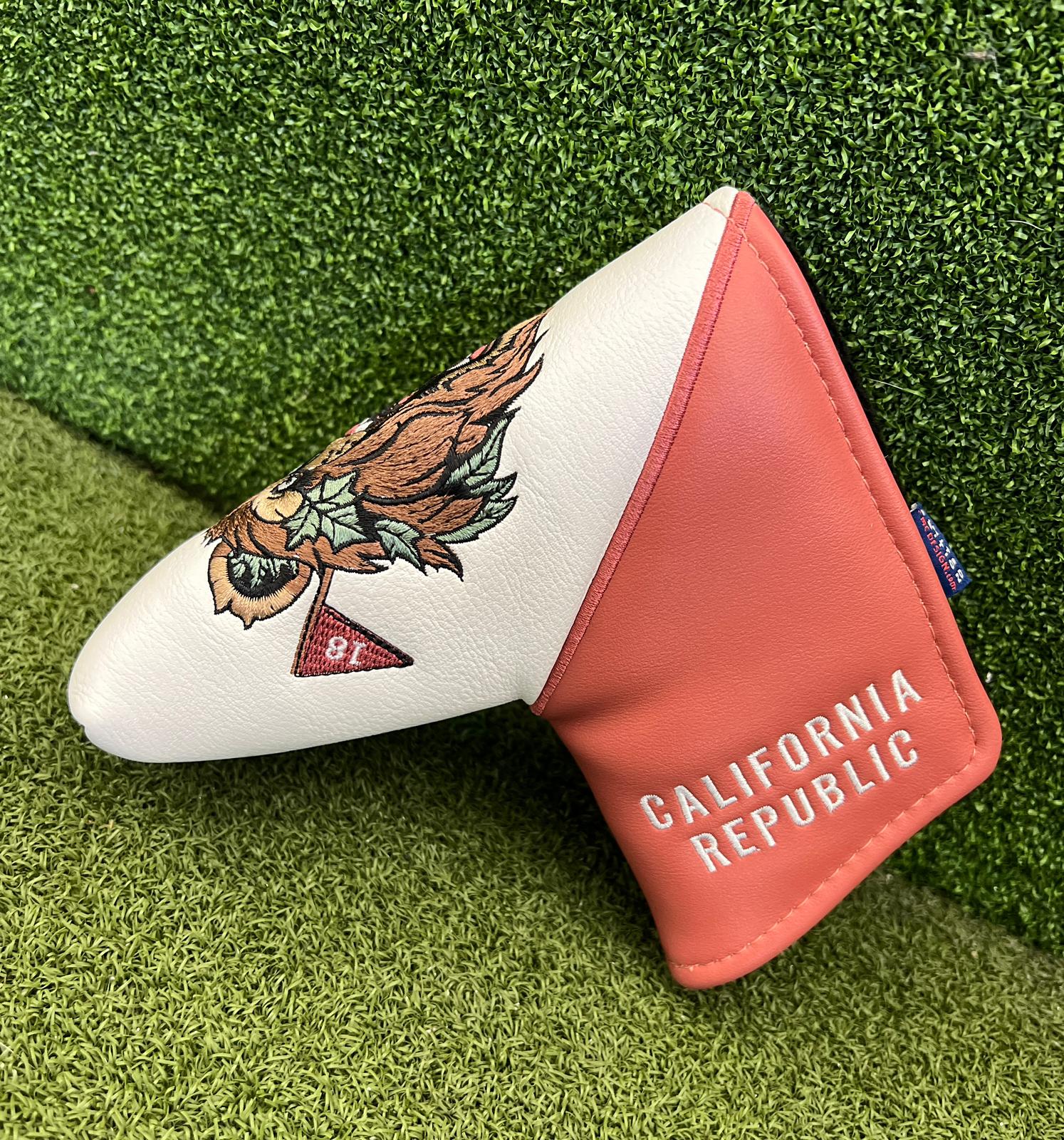 ChipnPutt California Republic Bear Putter Headcover Blade & Mid MalletNEW!!! SidelineSwap