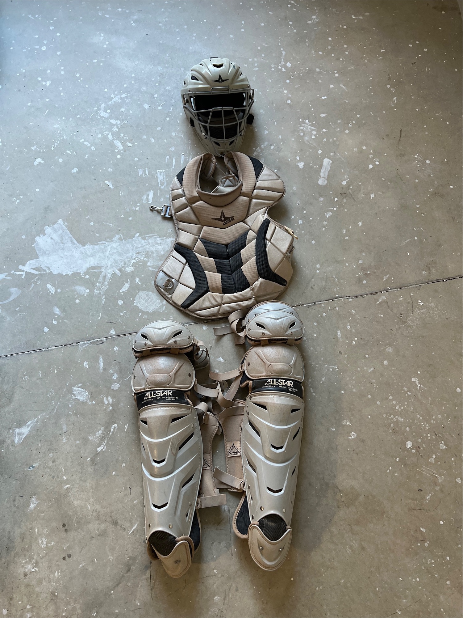 All star System 7 Axis Adult Catchers Gear SidelineSwap