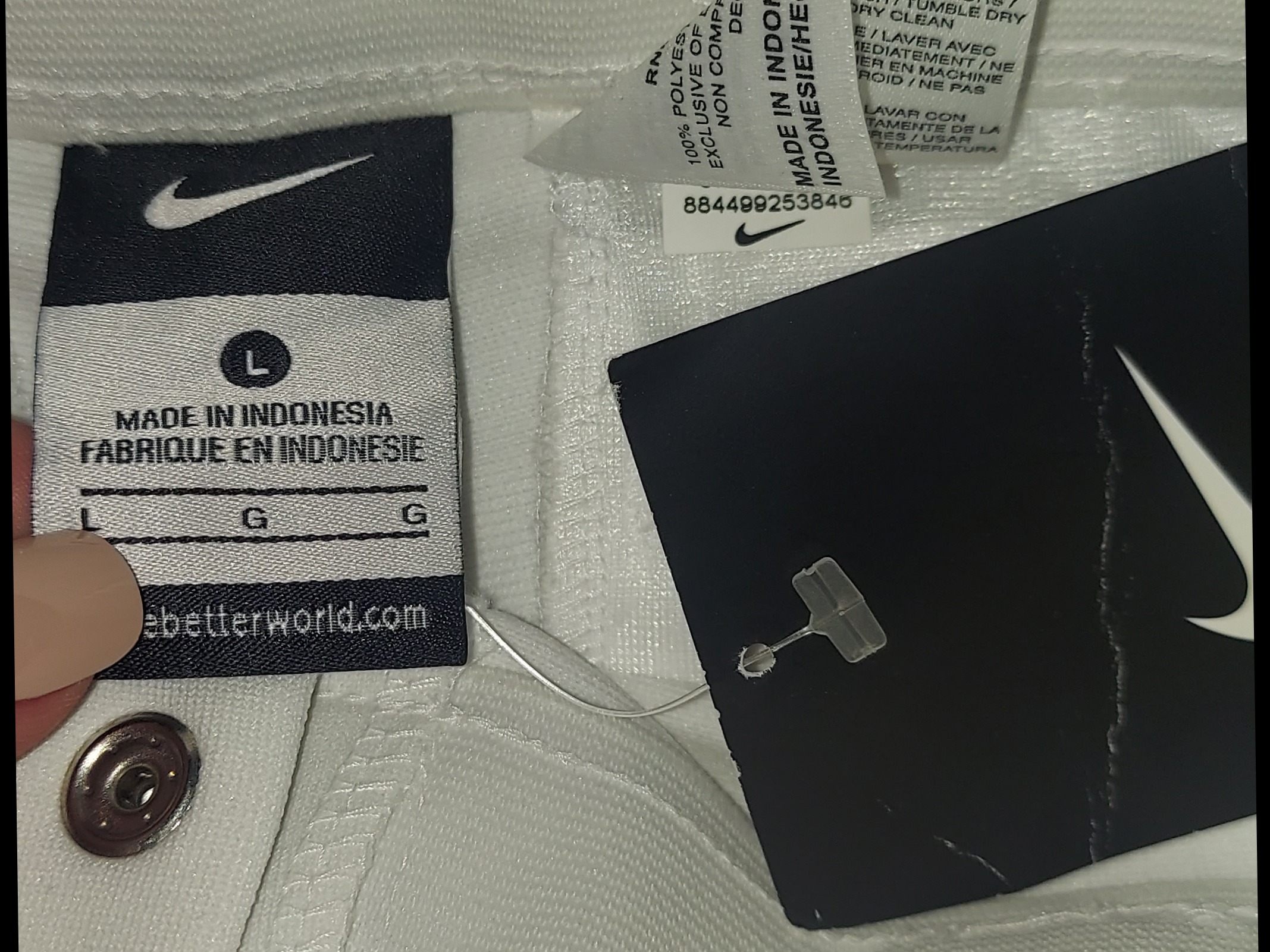 New Youth Nike Baseball Game Pants in White SidelineSwap