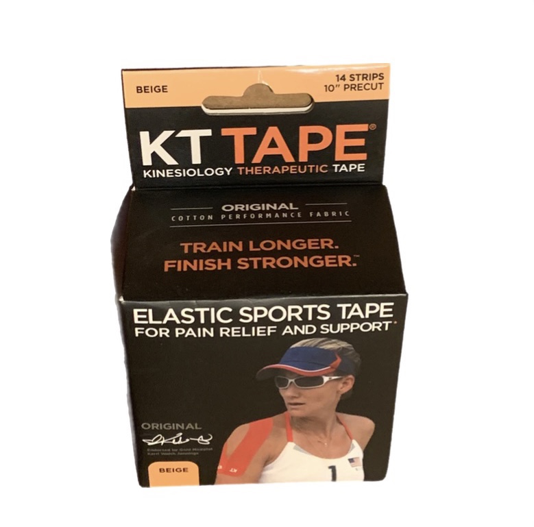 New Kinesiology KT Tape, Beige, Set of 3 Boxes, 14 Strips per Box