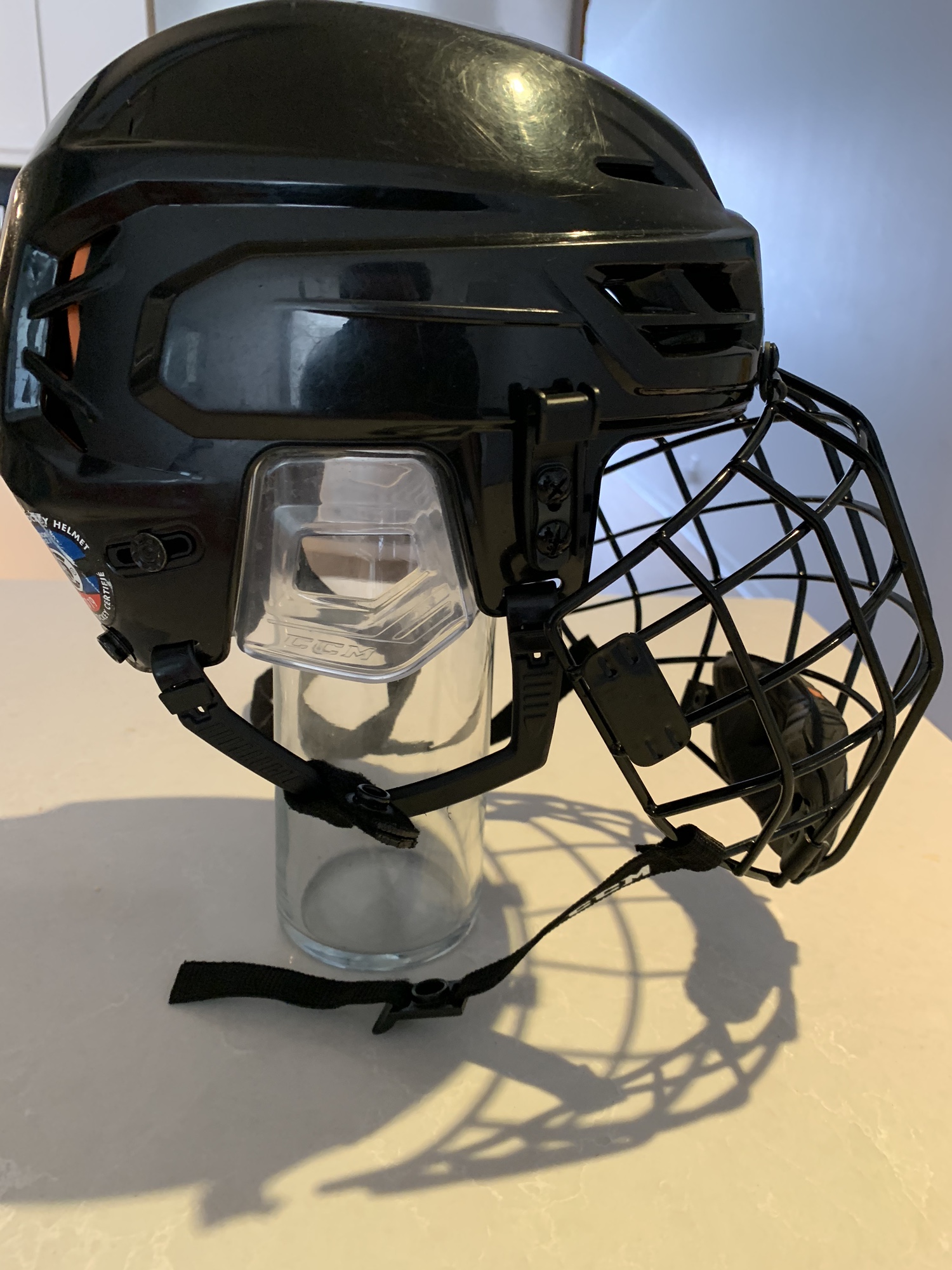 CCM Pro Stock Tacks 710 Helmet/Cage Combo SidelineSwap