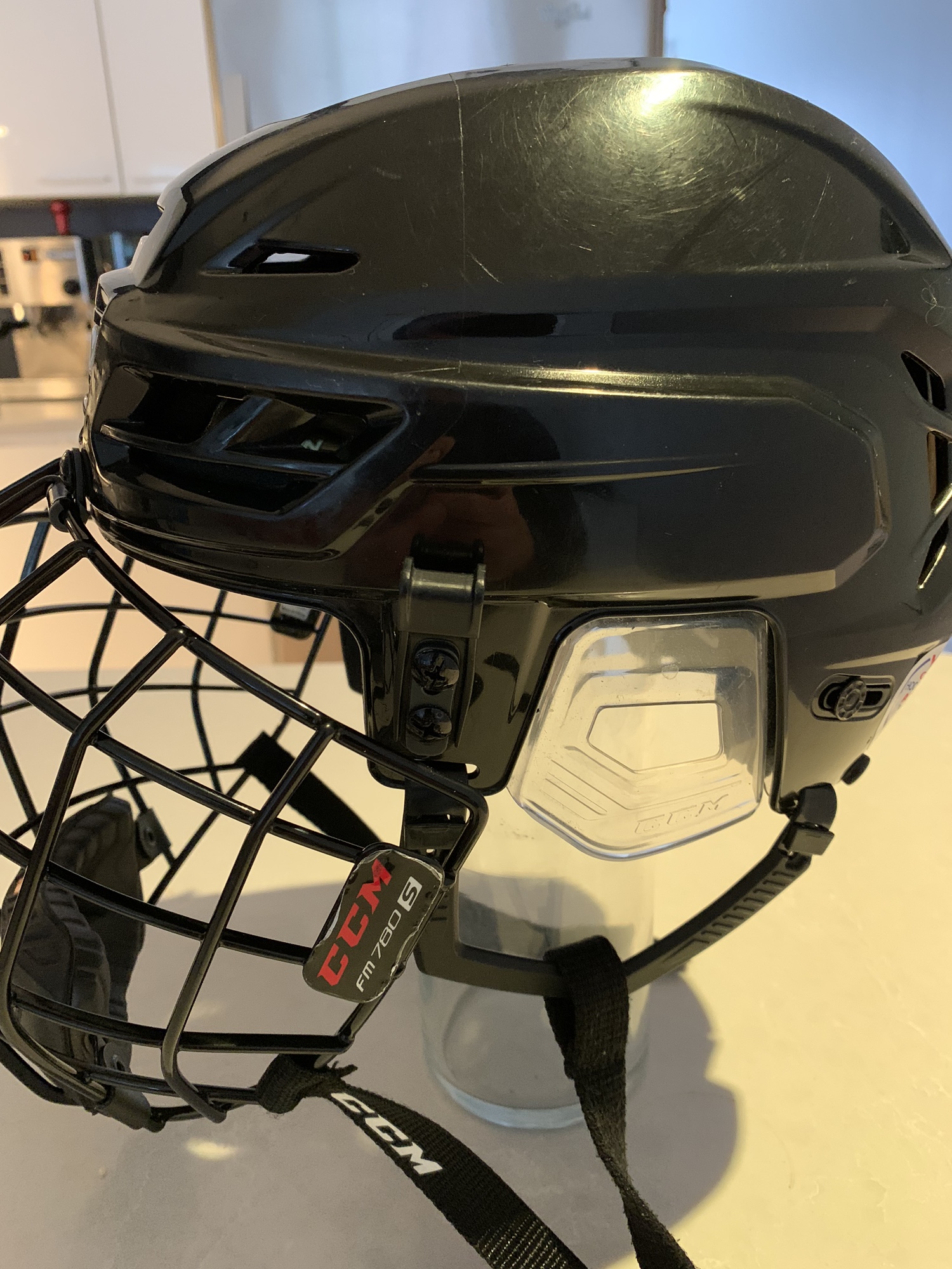 CCM Pro Stock Tacks 710 Helmet/Cage Combo SidelineSwap