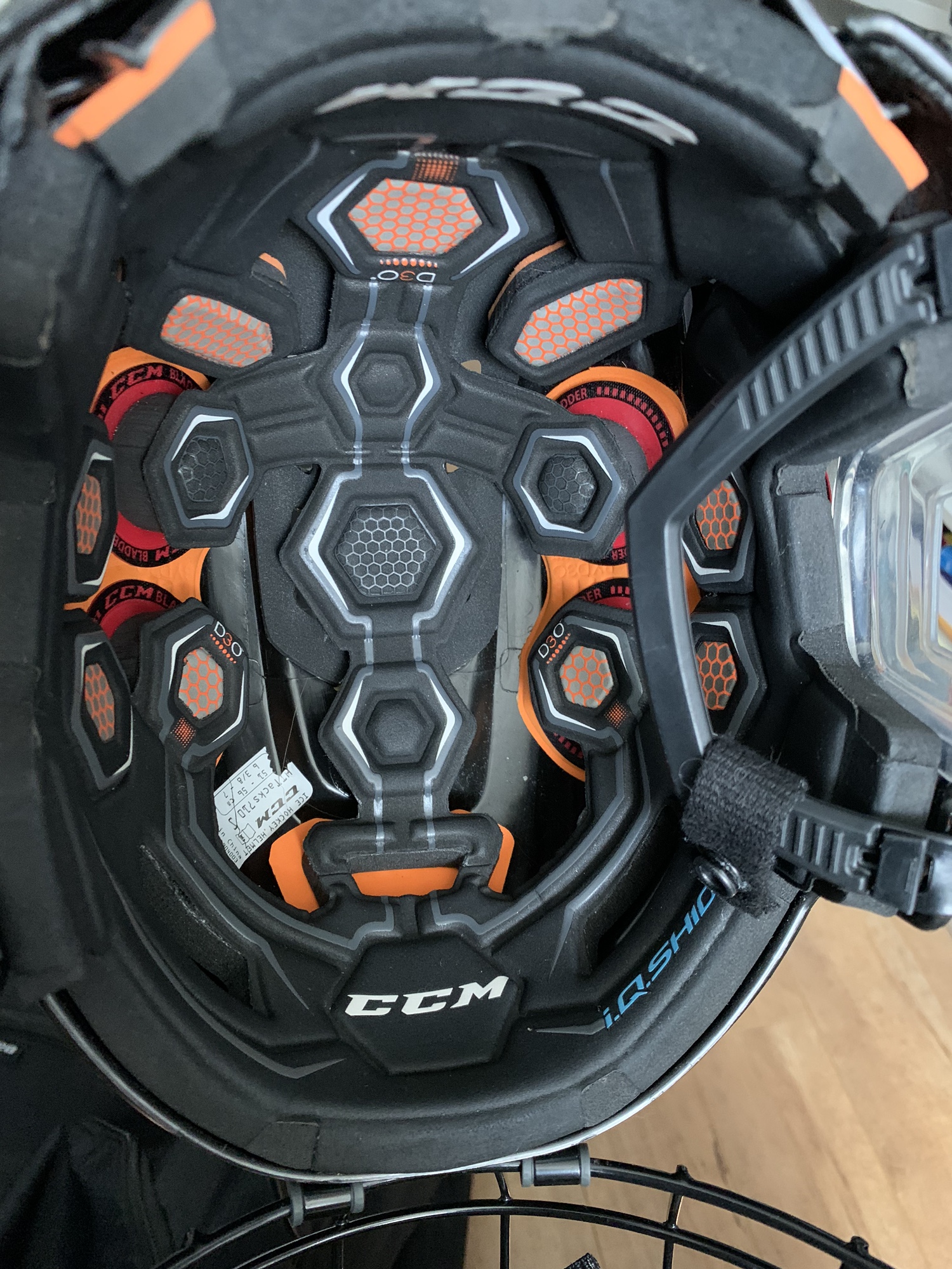 CCM Pro Stock Tacks 710 Helmet/Cage Combo SidelineSwap