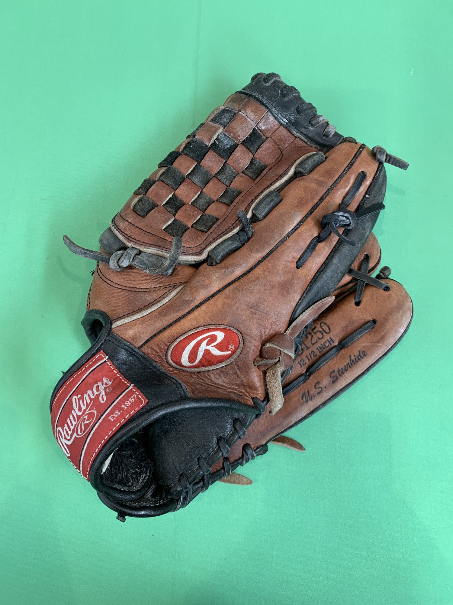 Used Rawlings Premium Series Right Hand Throw Infield Baseball Glove 12