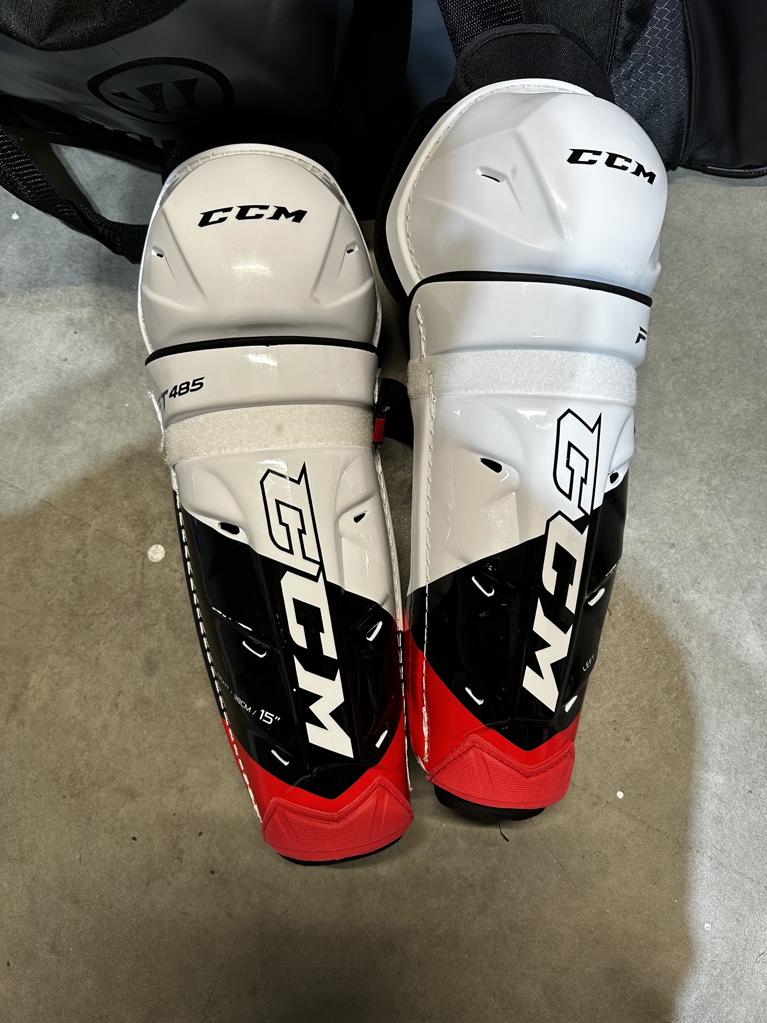 Used CCM Jetspeed FT485 Shin Pads SidelineSwap