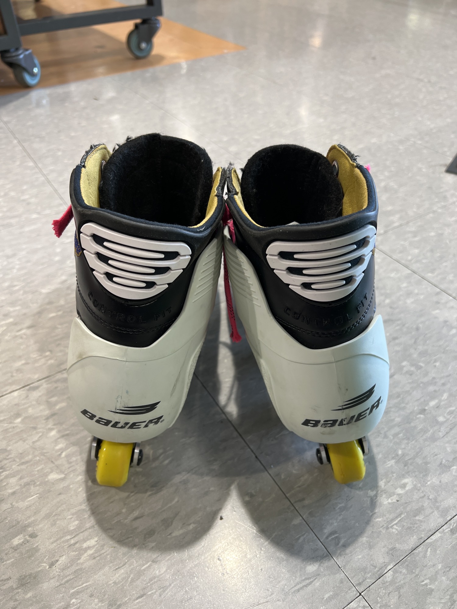 Used Senior Bauer Inline Goalie Skates 10.5 SidelineSwap