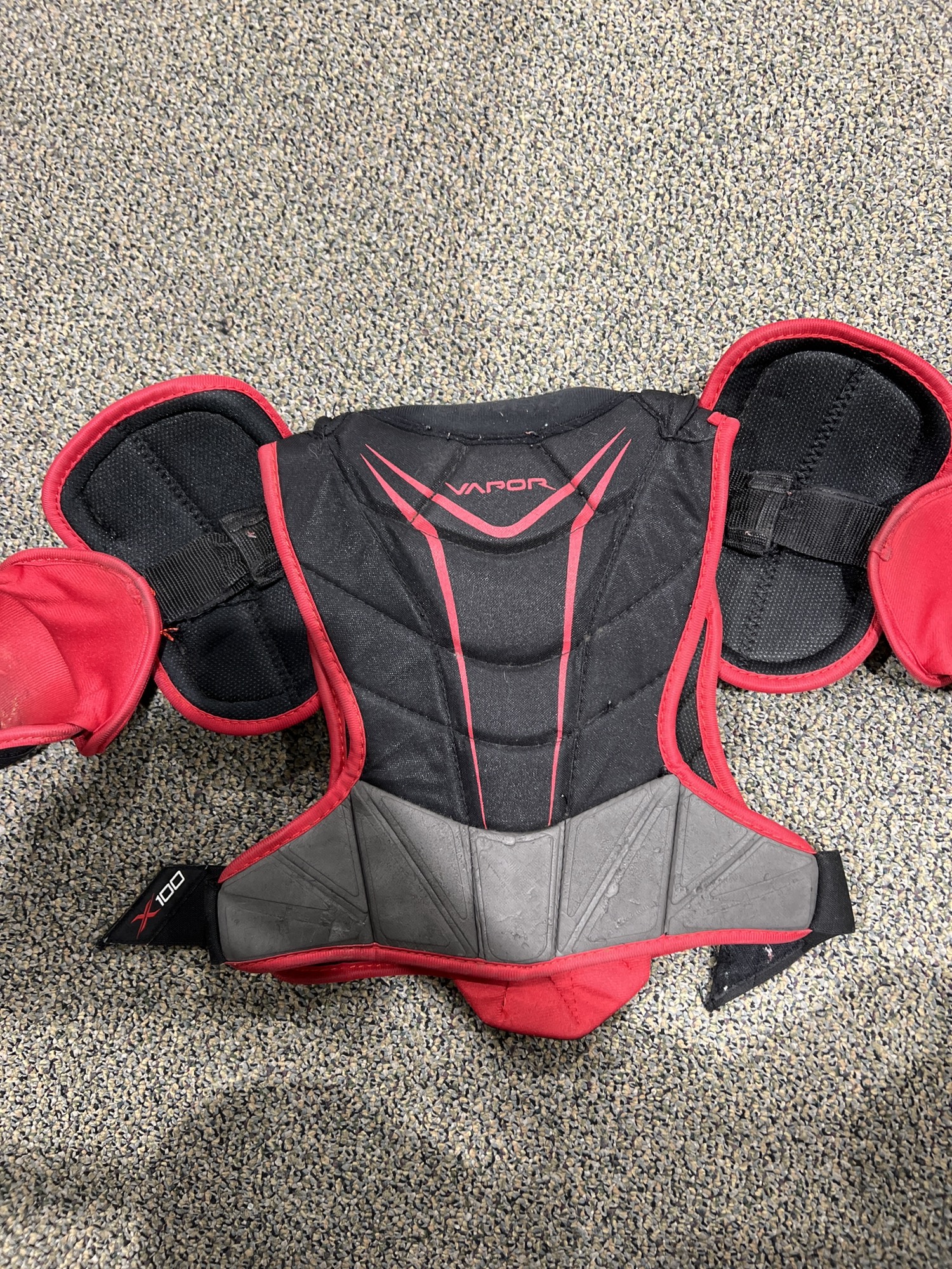 Junior Used Medium Bauer Vapor X100 Shoulder Pads SidelineSwap