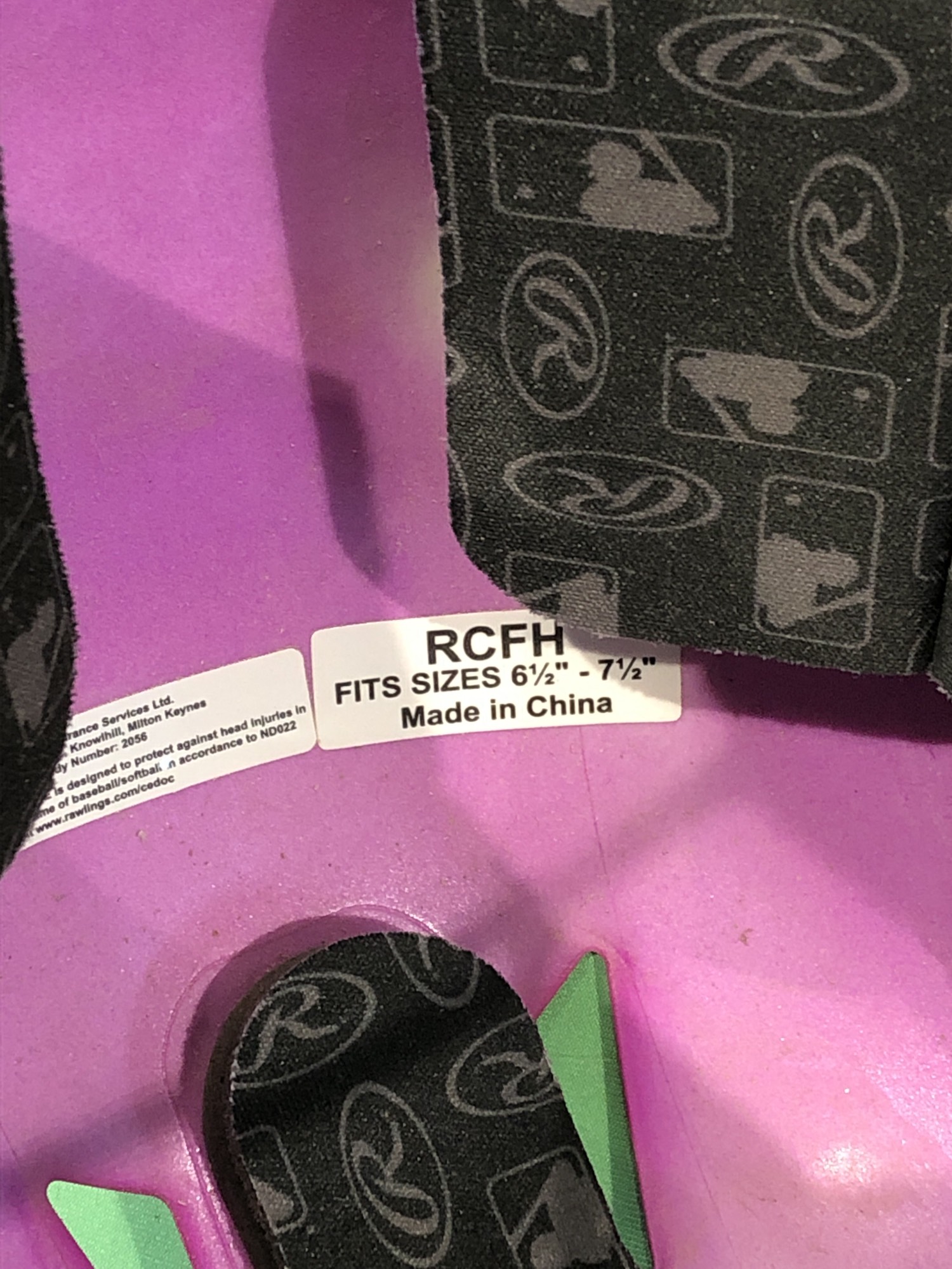 Used Rawlings Batting Helmet with Cage (6 1/2 7 1/2) SidelineSwap