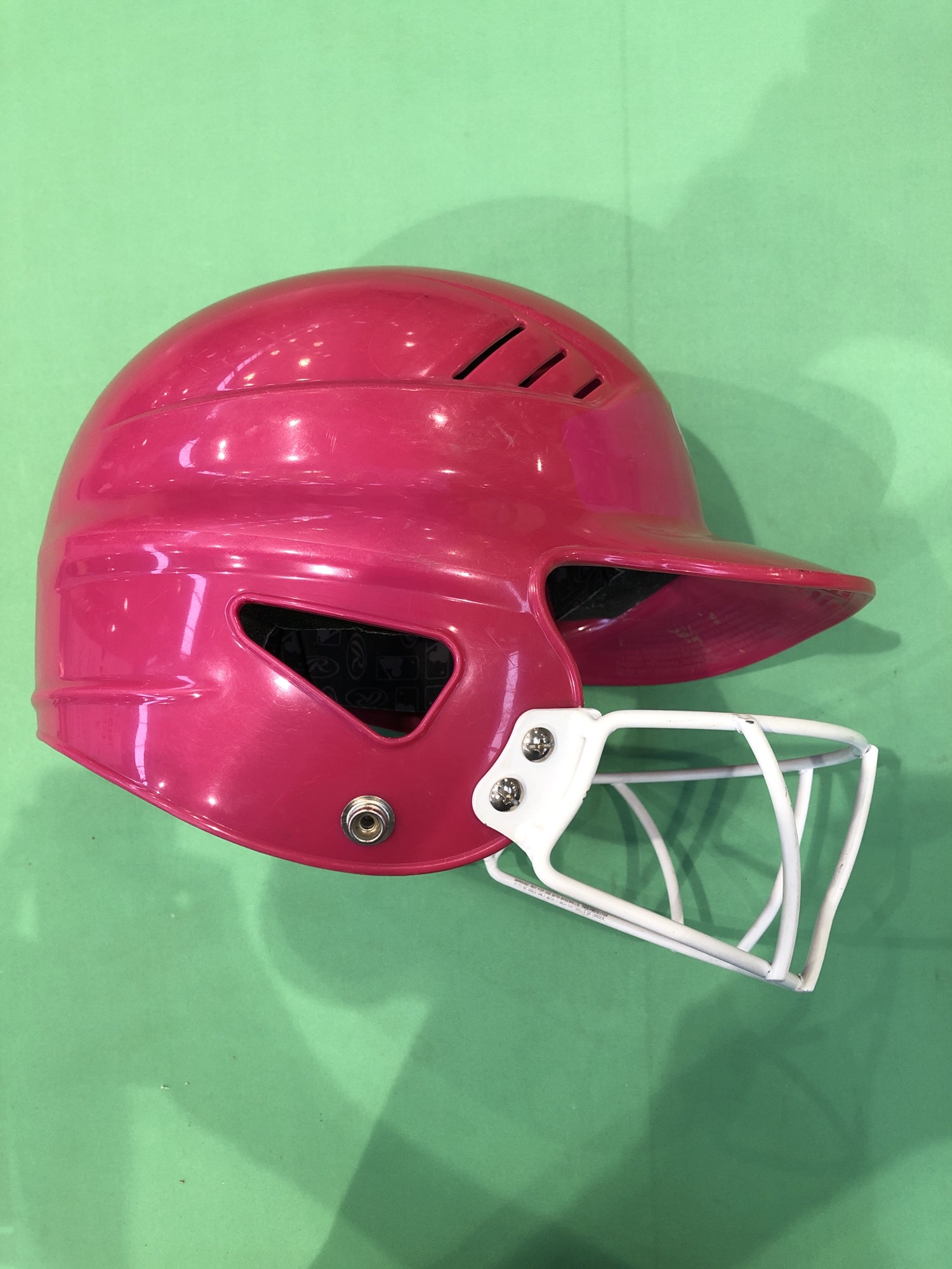 Used Rawlings Batting Helmet with Cage (6 1/2 7 1/2) SidelineSwap