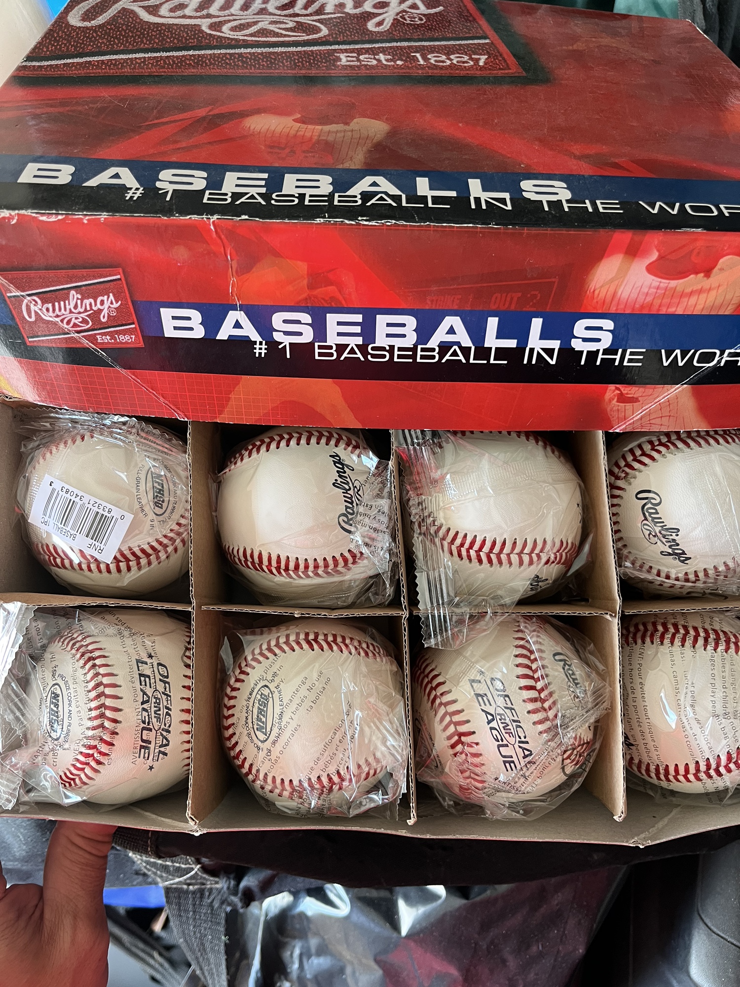 New Rawlings 12 Pack (1 Dozen) Baseballs SidelineSwap