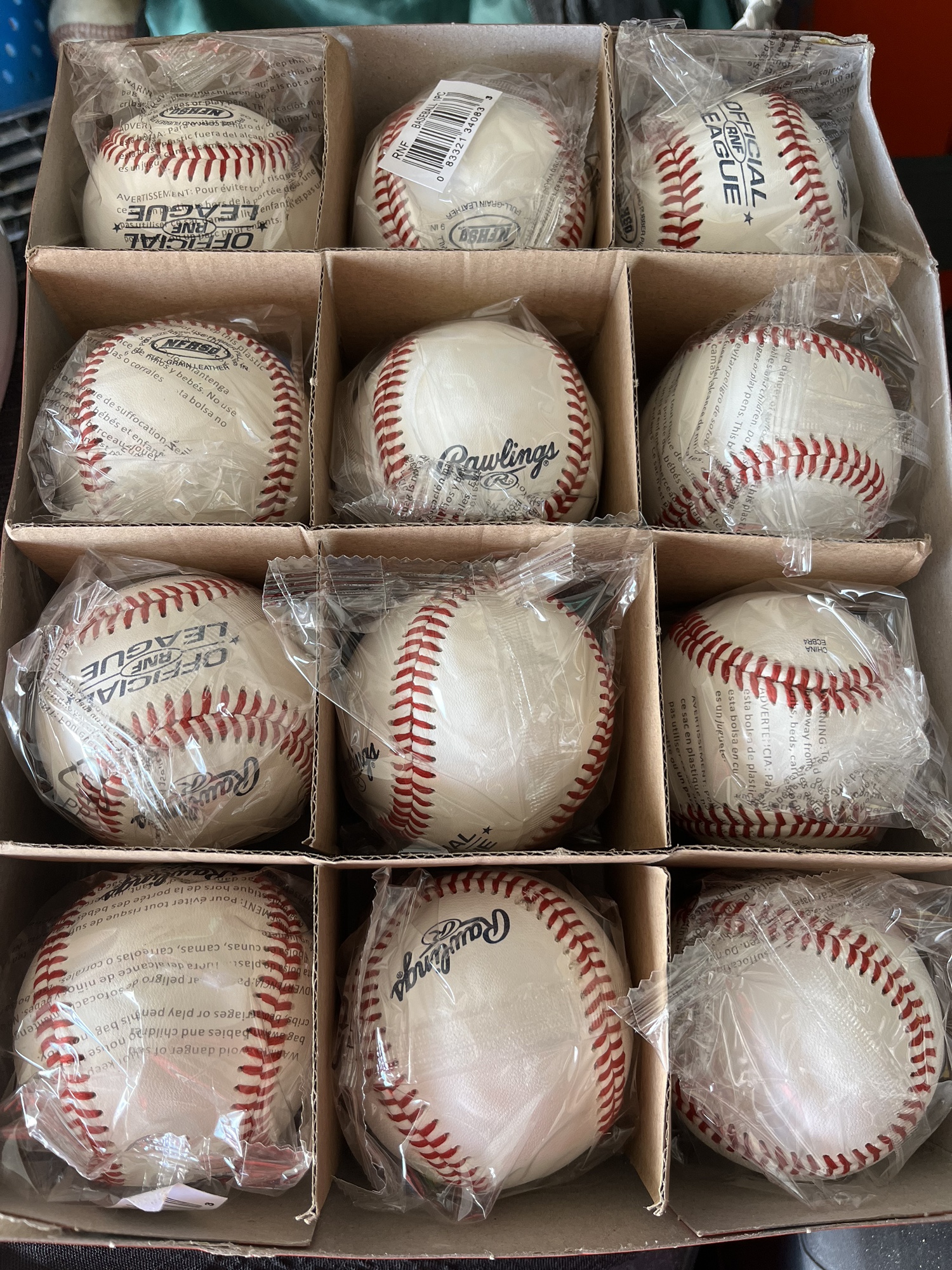 New Rawlings 12 Pack (1 Dozen) Baseballs SidelineSwap