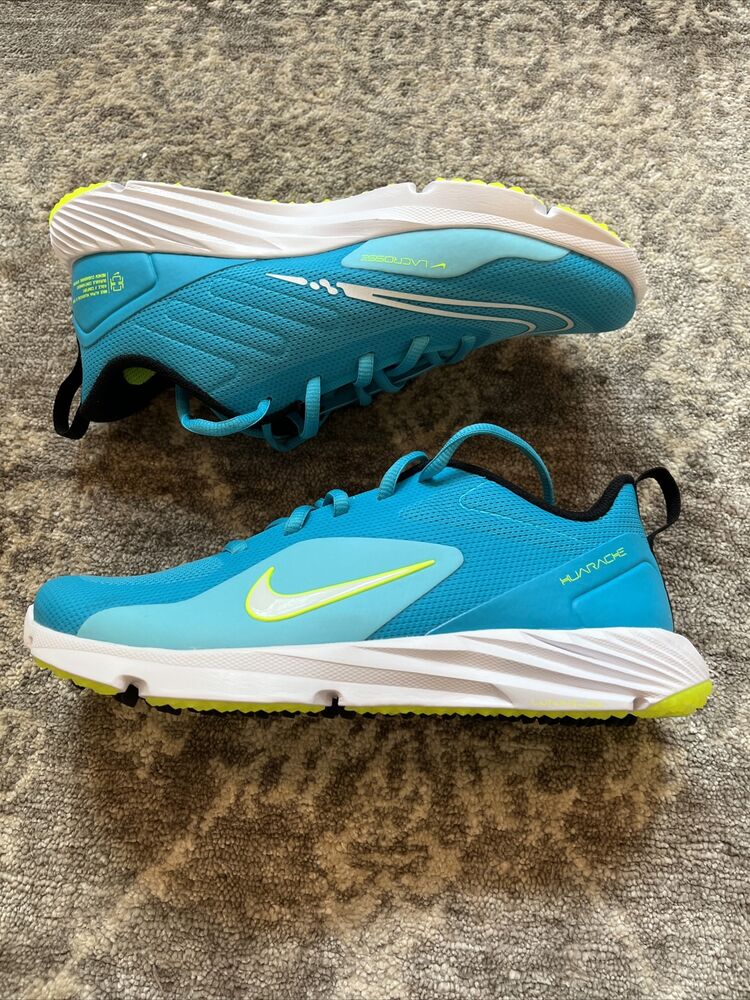 Nike Alpha Huarache 8 Pro TF LAX Turf Lacrosse Shoes Turquoise CZ6559