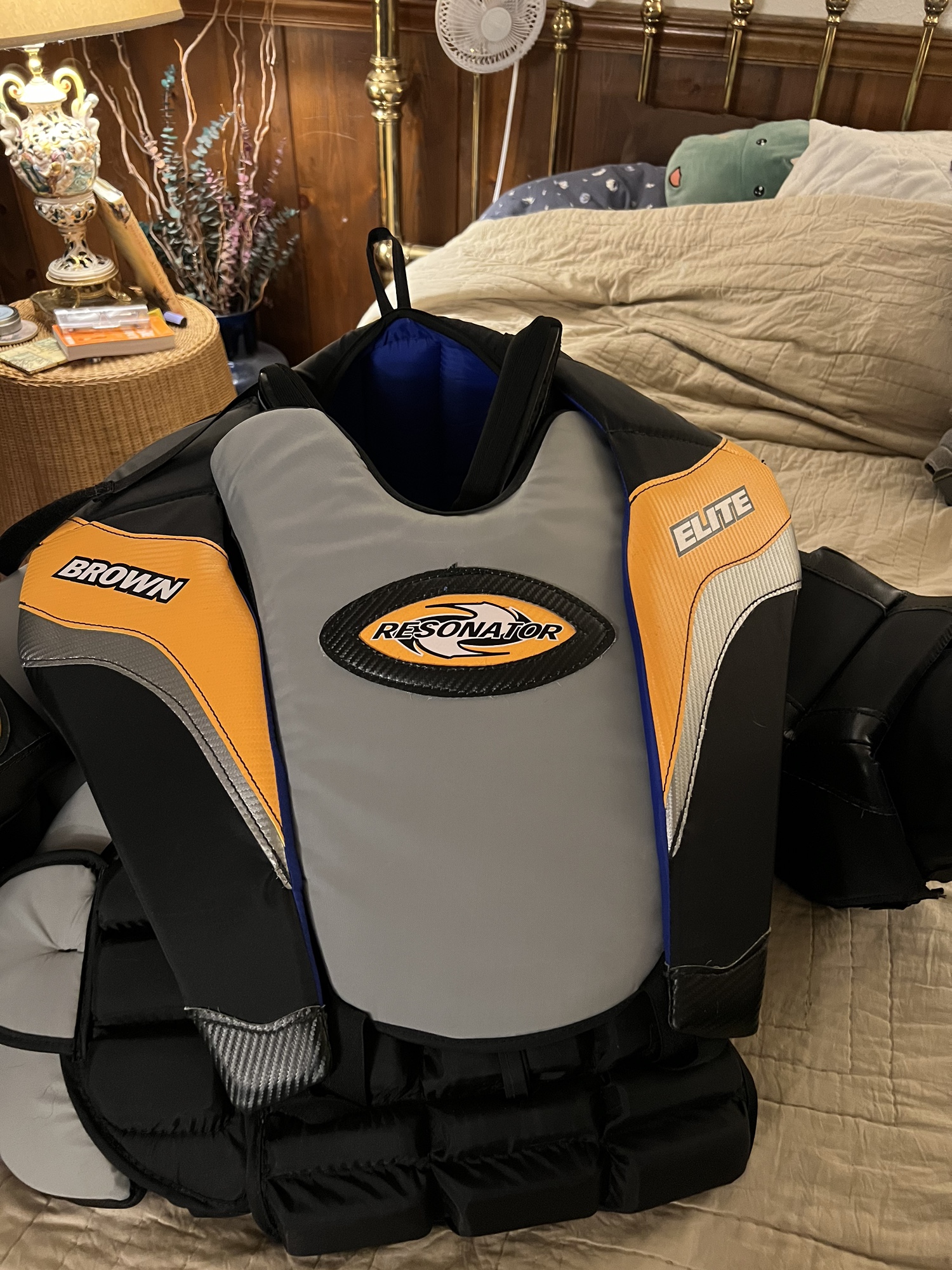 Brown Goalie Chest Protector SidelineSwap