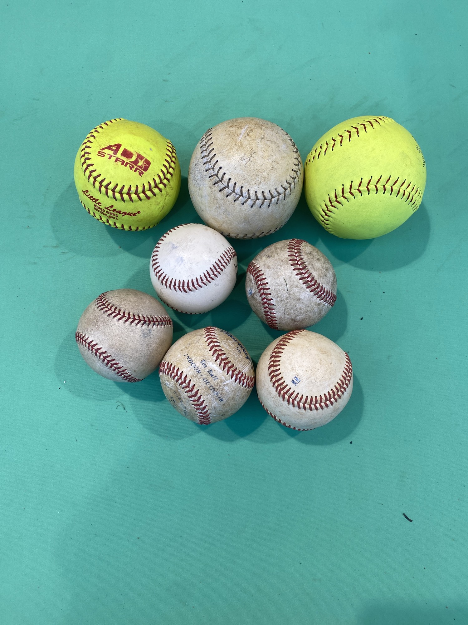 Baseballs and Softballs (5 BB, 3 SB) SidelineSwap