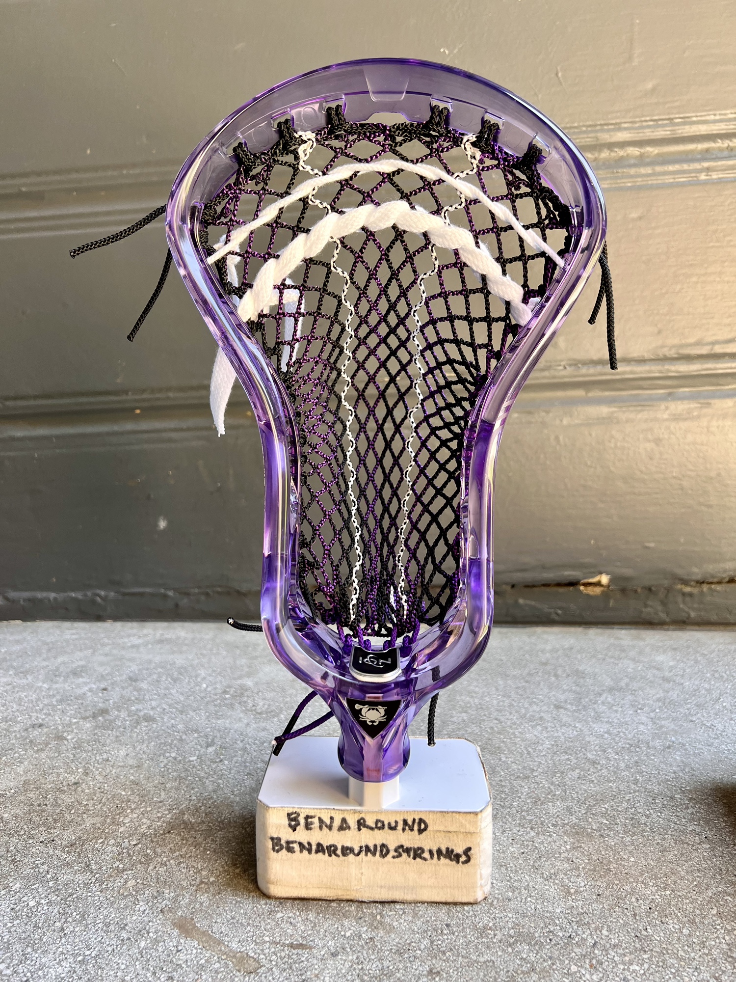 ECD Ion Dyed Purple Pro Strung W/ TMD Rhombus Mesh SidelineSwap