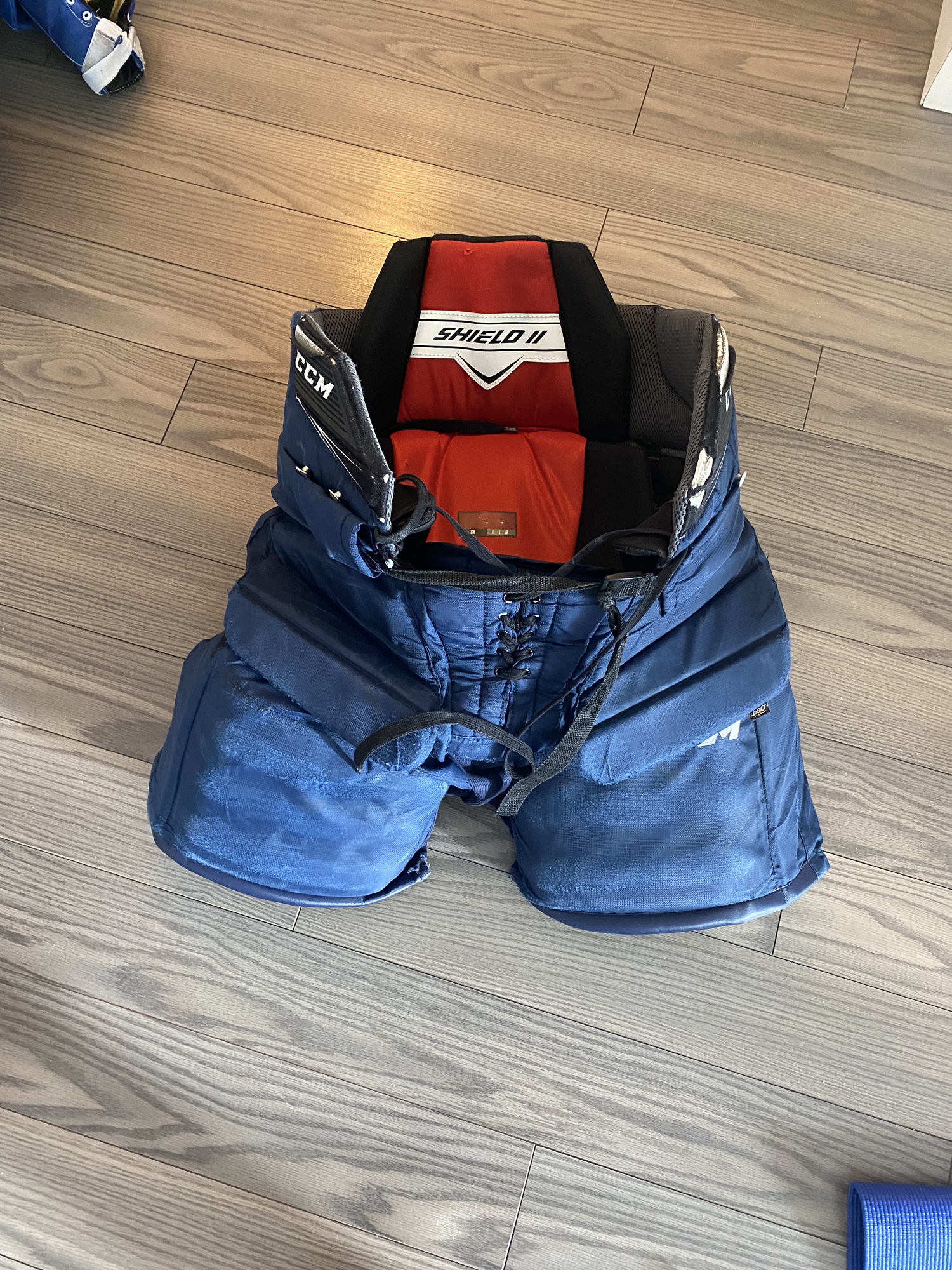 Used Large CCM Extreme Flex II Shield Pro Hockey Goalie Pants