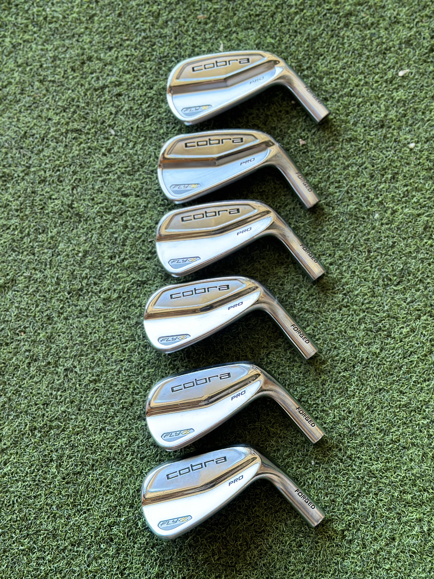 Cobra FLYZ Pro Iron heads 5PW* heads only* SidelineSwap