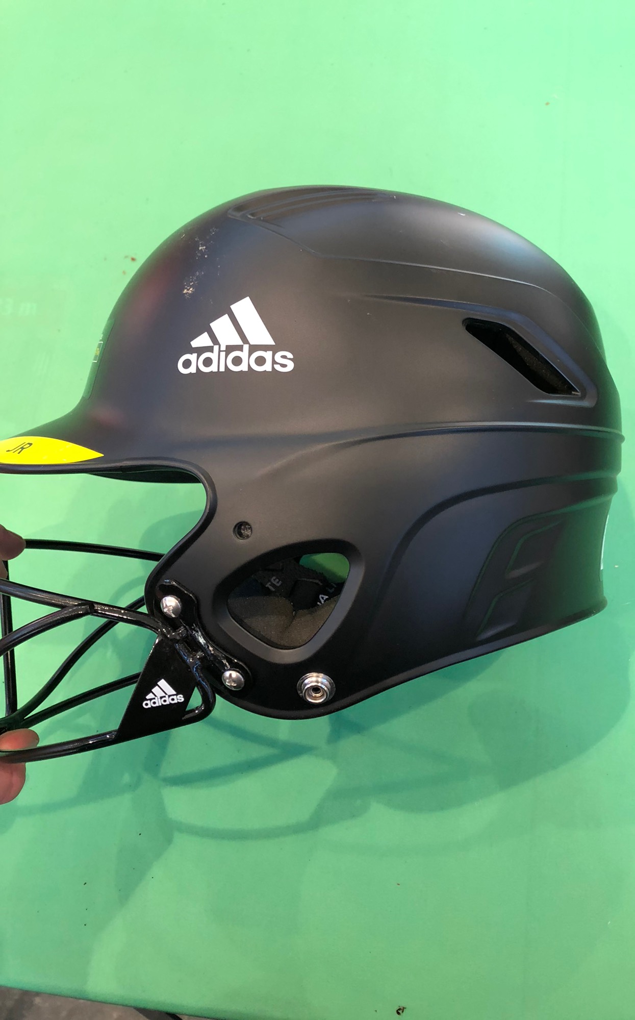 Used Adidas Captain Batting Helmet with Cage (6 1/2 7 1/8) SidelineSwap