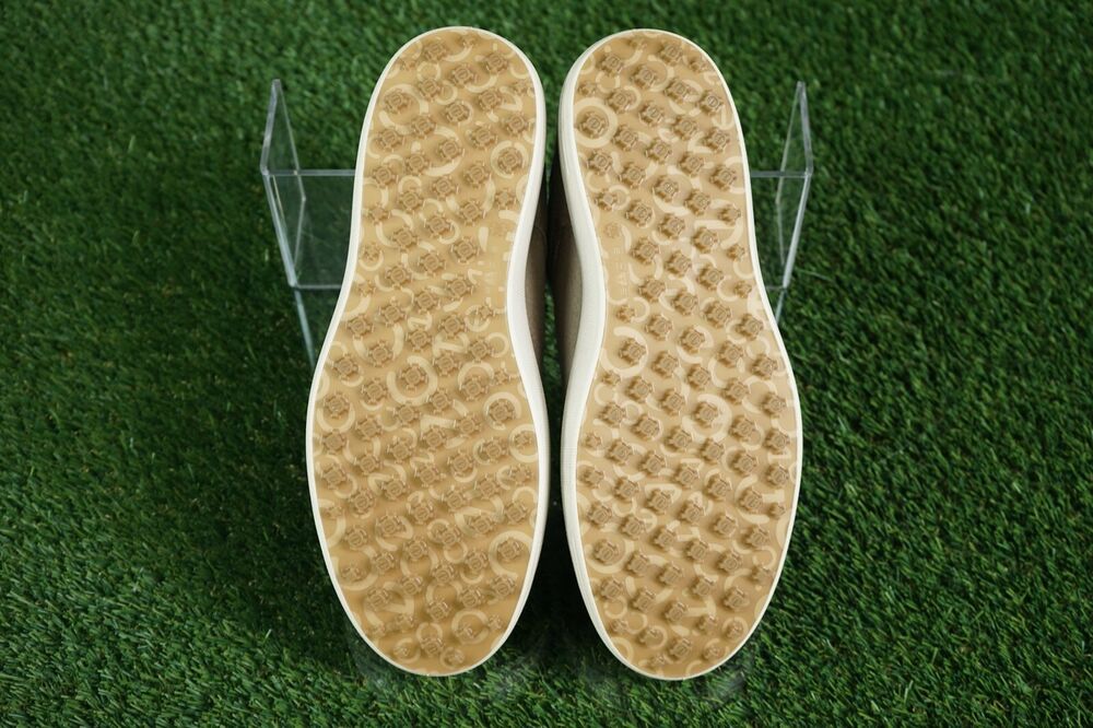 ECCO HYDROMAX SOFT GOLF SHOES CLEATS, BROWN/LEATHER US MENS 11, EXTRA