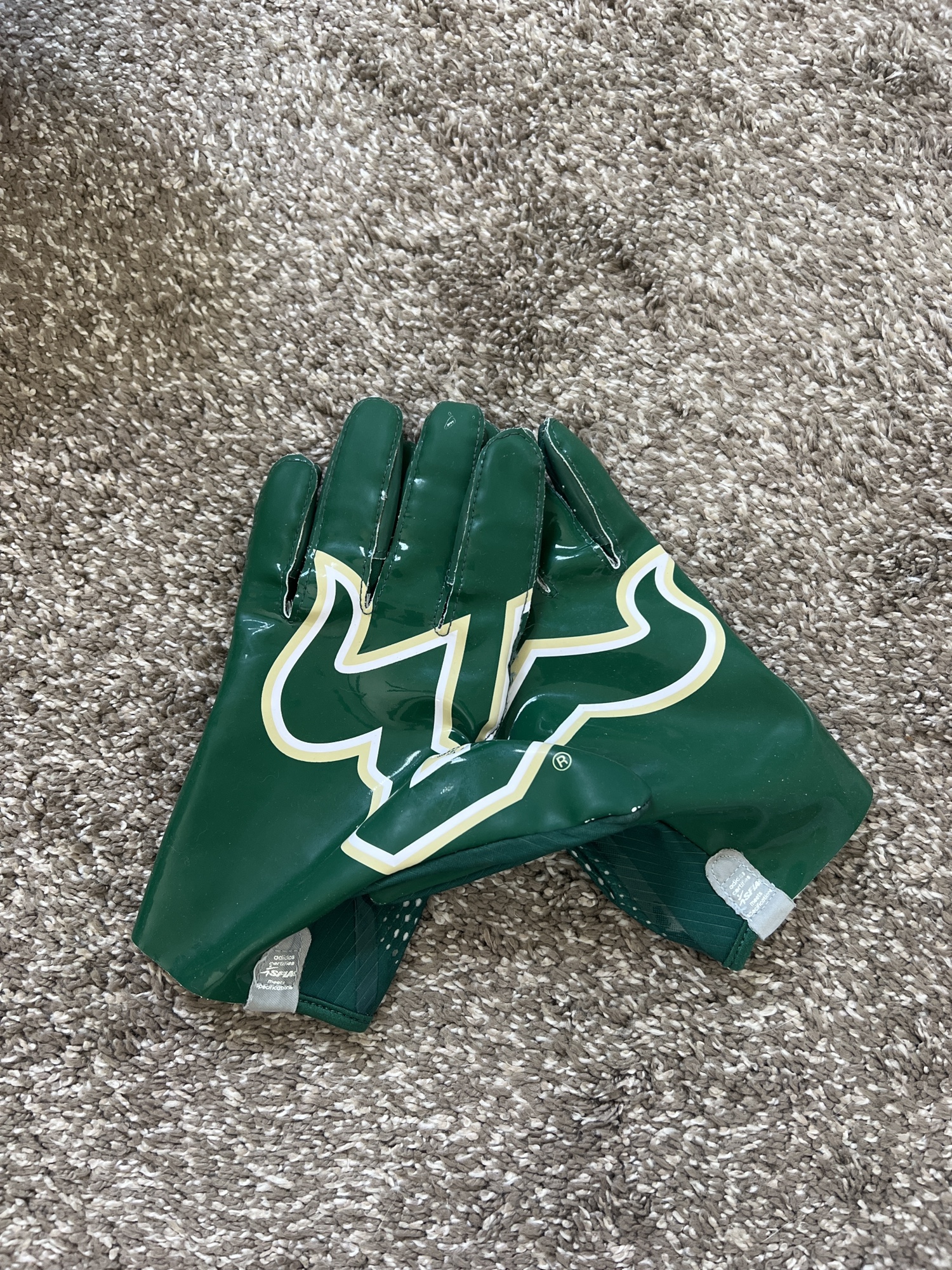 USF TEAM ISSUED FOOTBALL GLOVES XXL *NEW* SidelineSwap