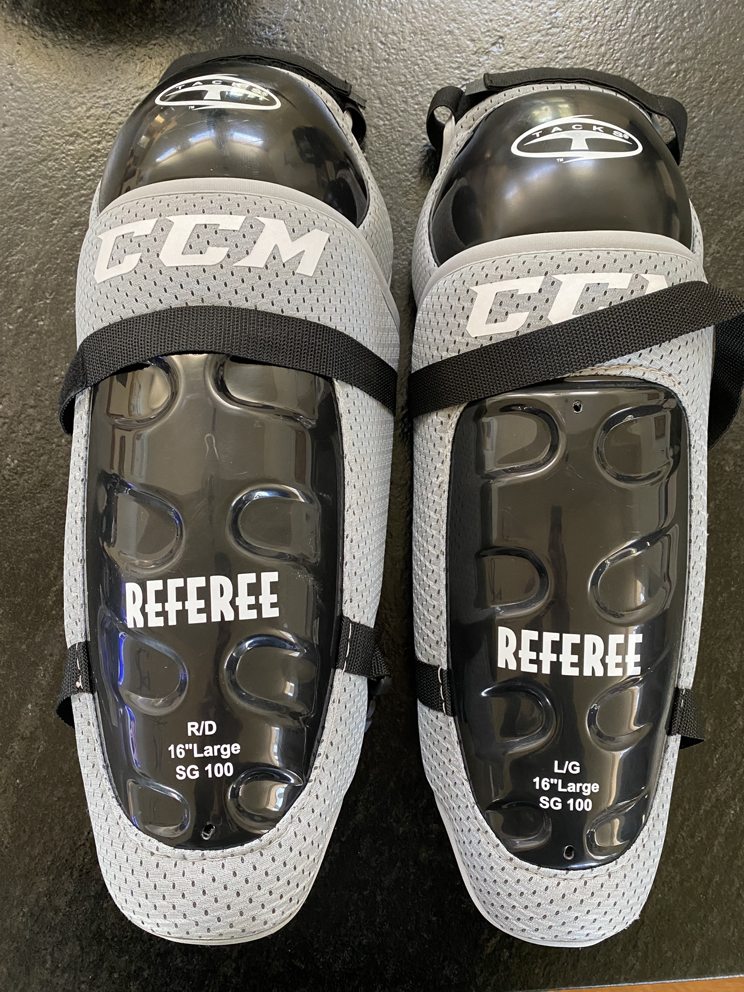 Used CCM SG 100 Referee Shin Pads SidelineSwap